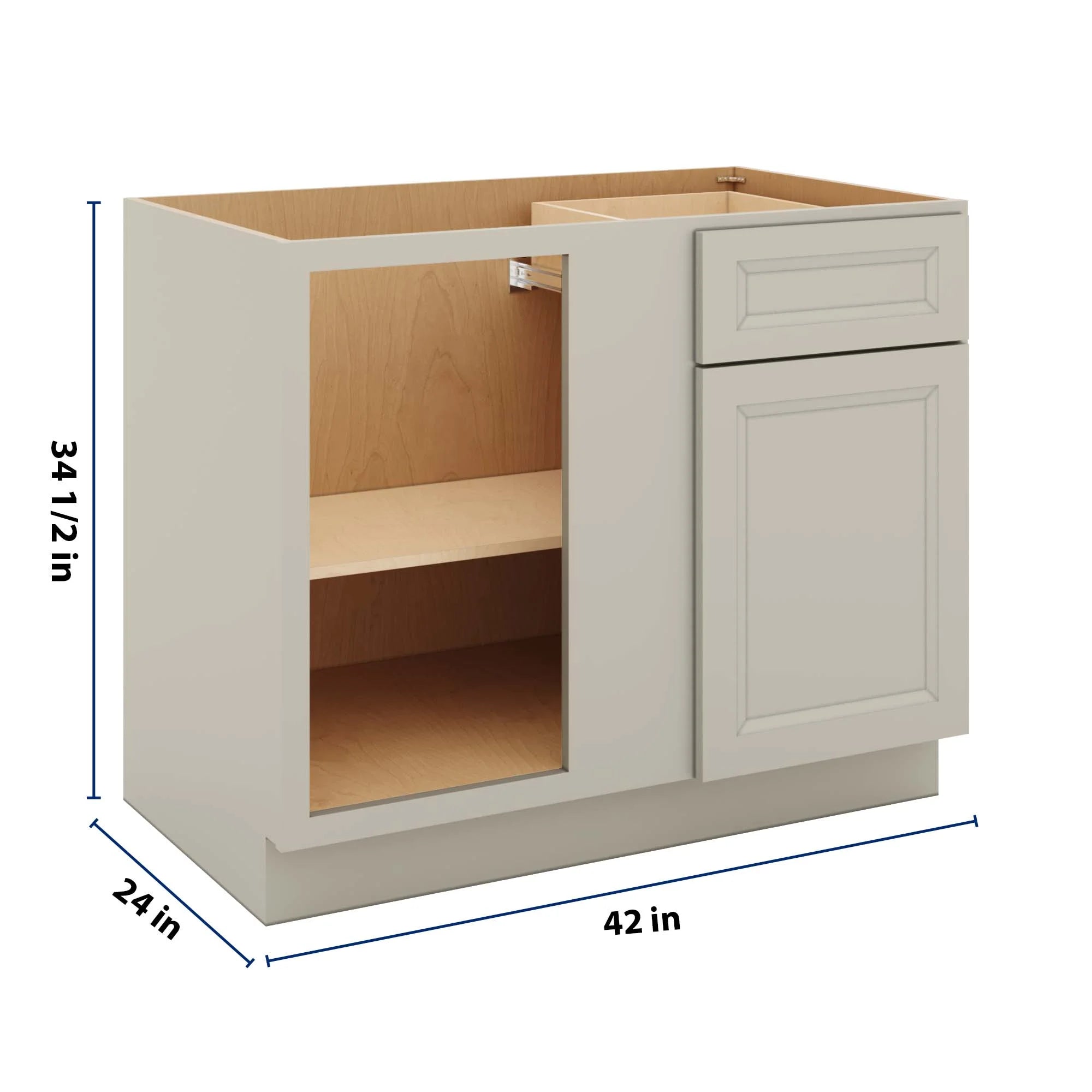 J&K Pebble B6 Base Blind Corner - 42" W