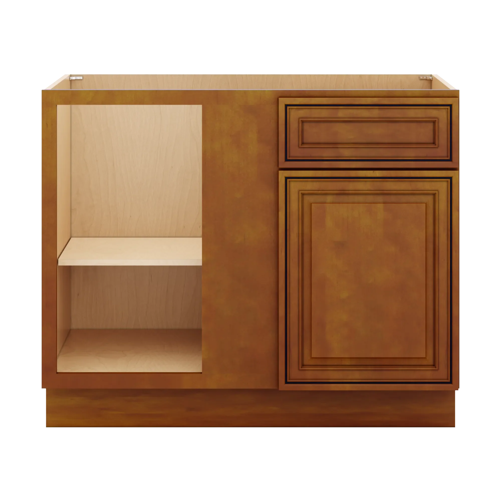 j k mocha glazed k10 base blind corner 42 w