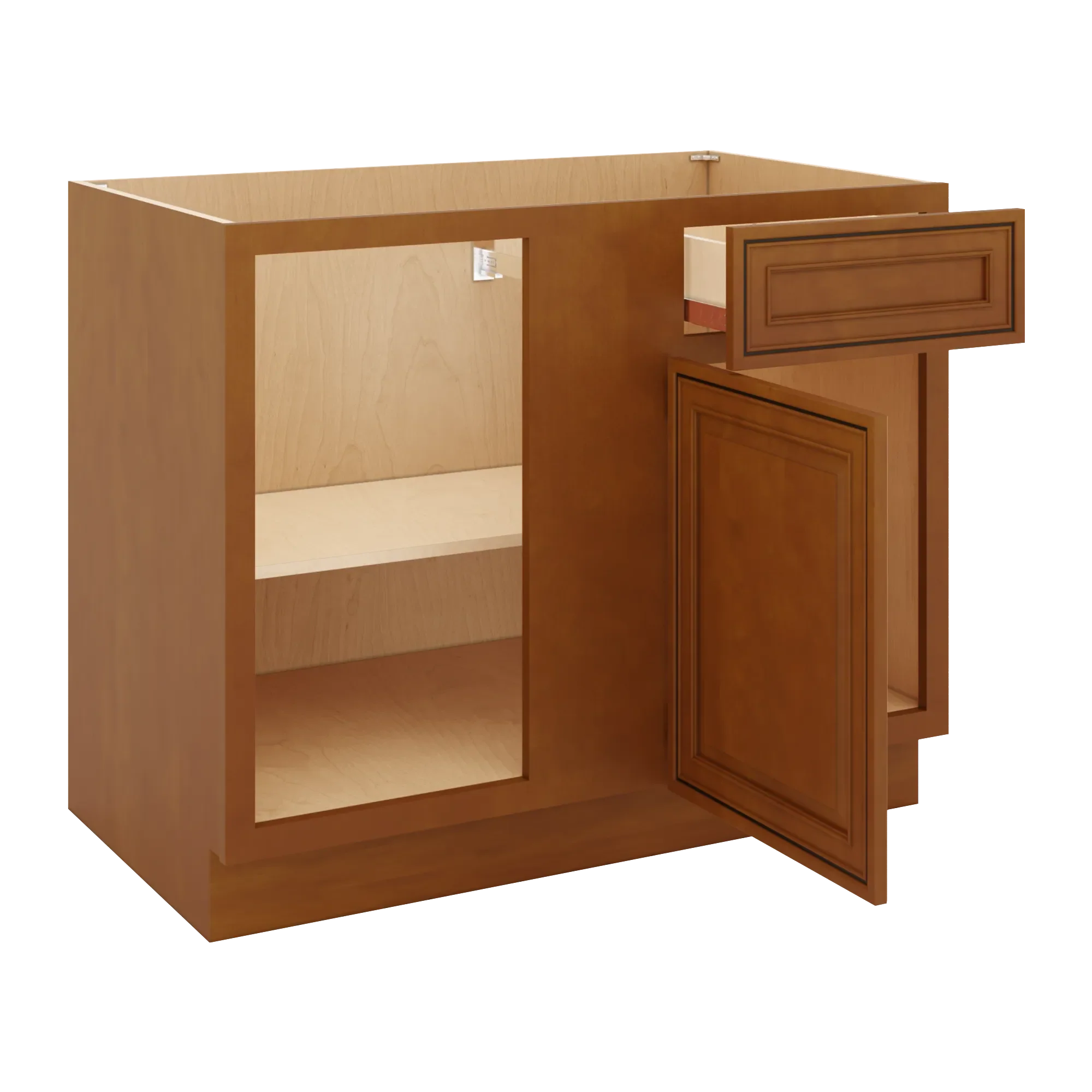 j k mocha glazed k10 base blind corner 42 w