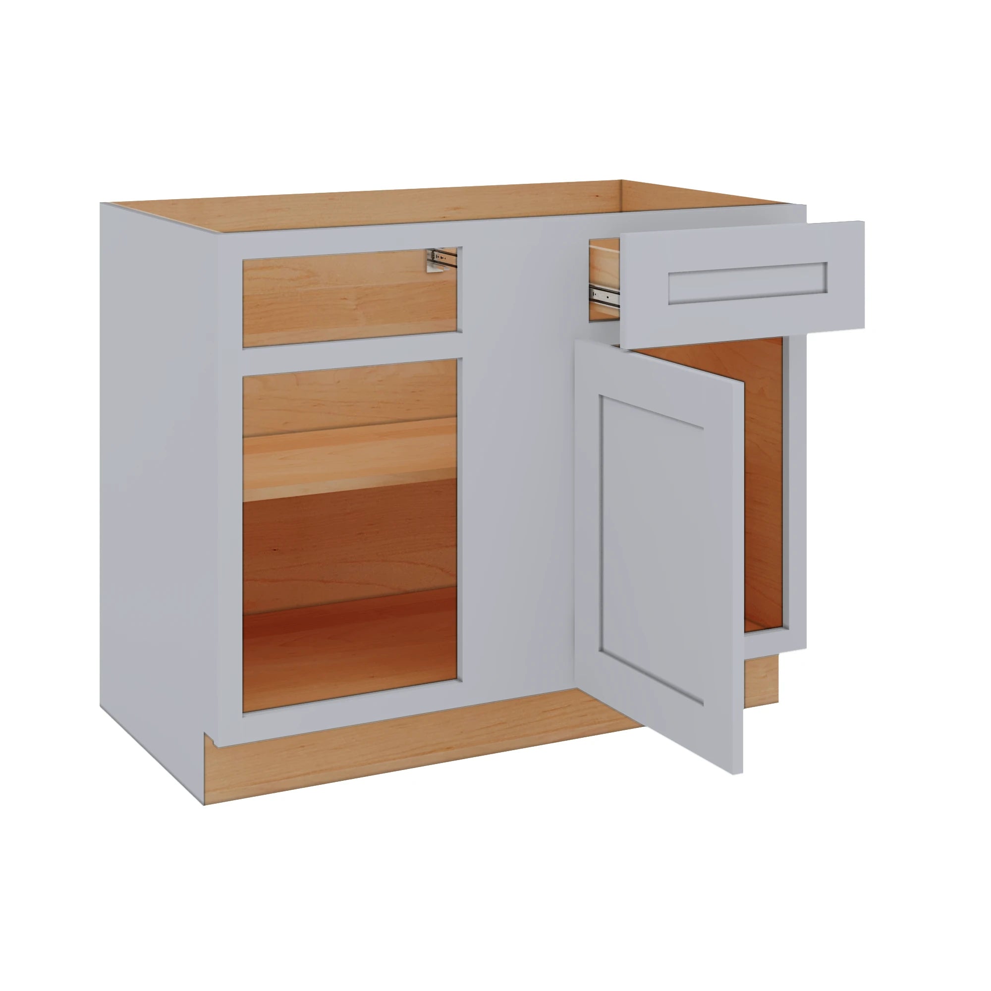 Modernform Cabinet Grey Shaker 42" W X 34 1/2" H X 24" D Blind Base Cabinet