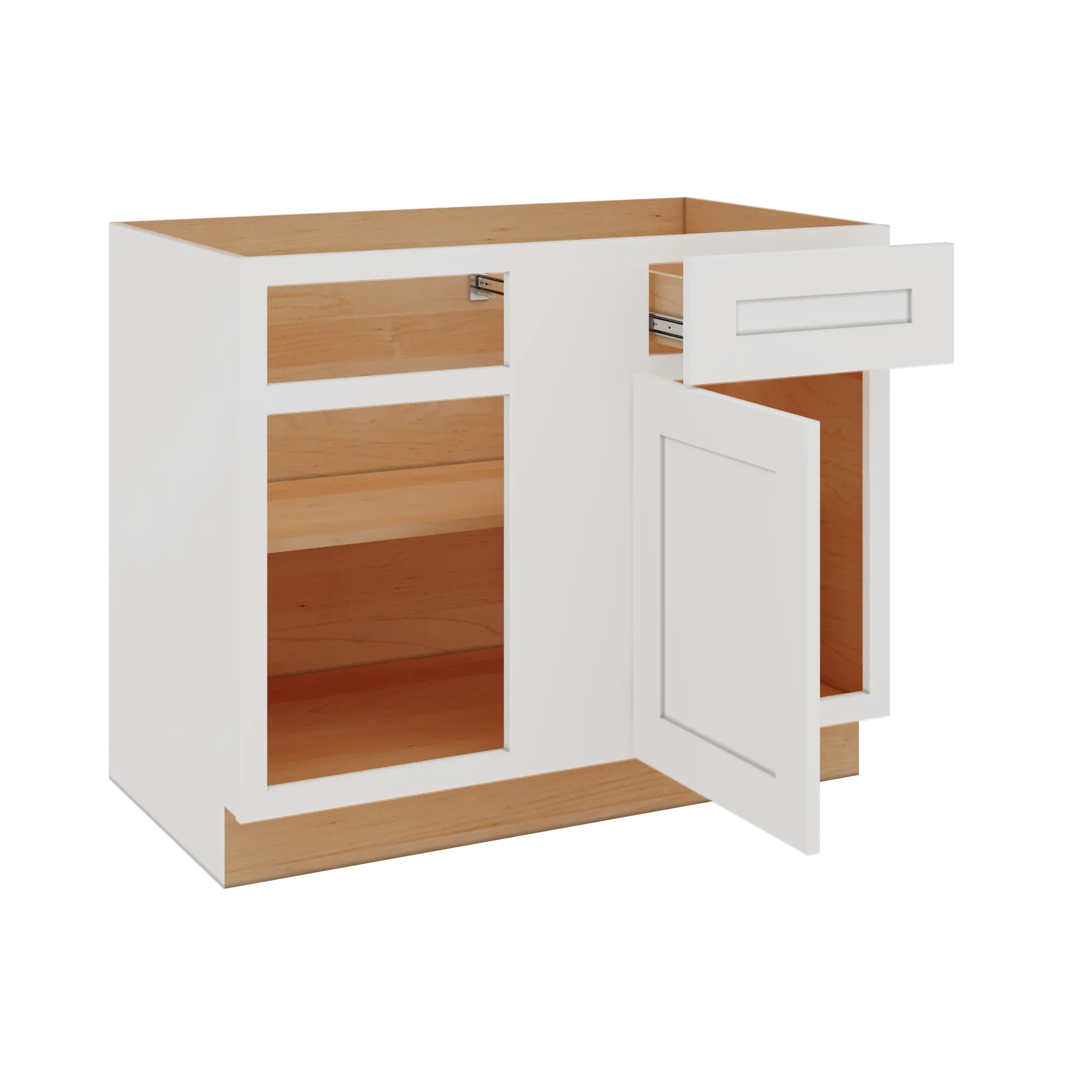 Modernform Cabinet White Shaker 42" W X 34 1/2" H X 24" D Blind Base Cabinet