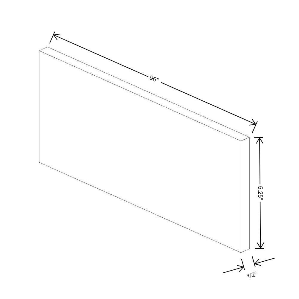 Fabuwood Allure Fusion Timber 96"W Base Molding