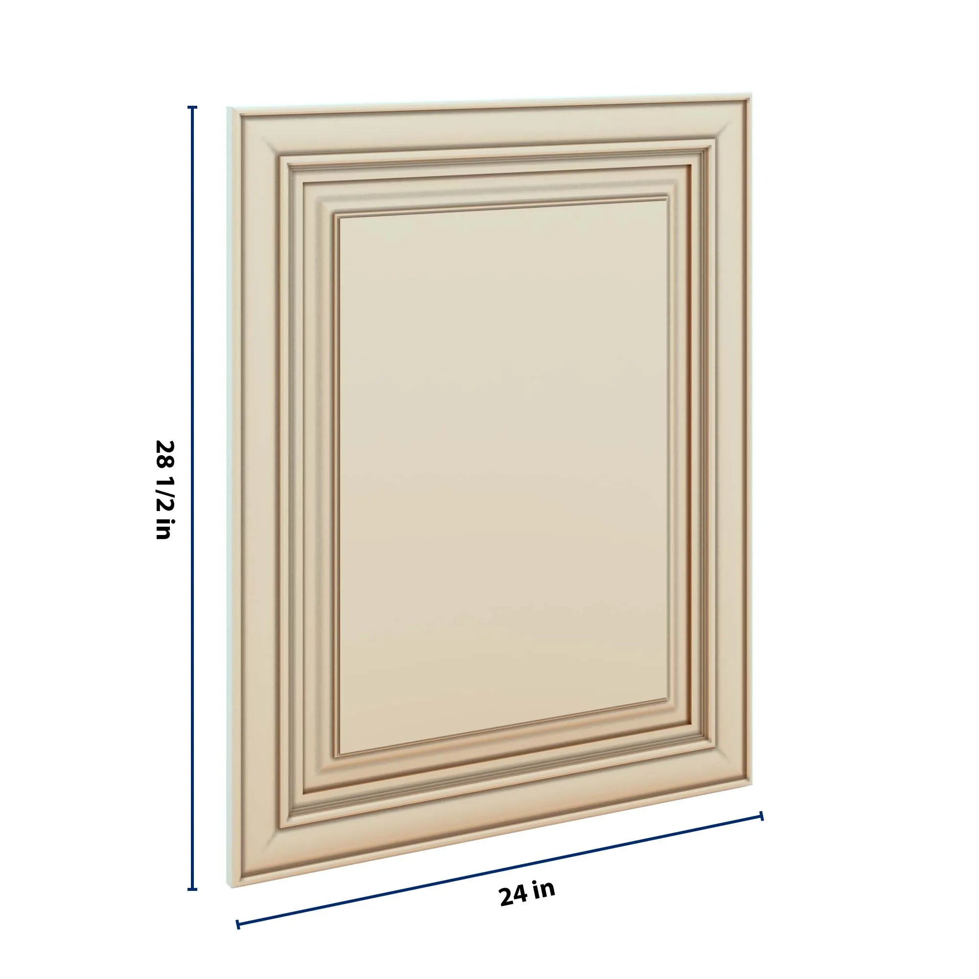 J&K Creme Glazed A7 Dummy Door Panel 24" W