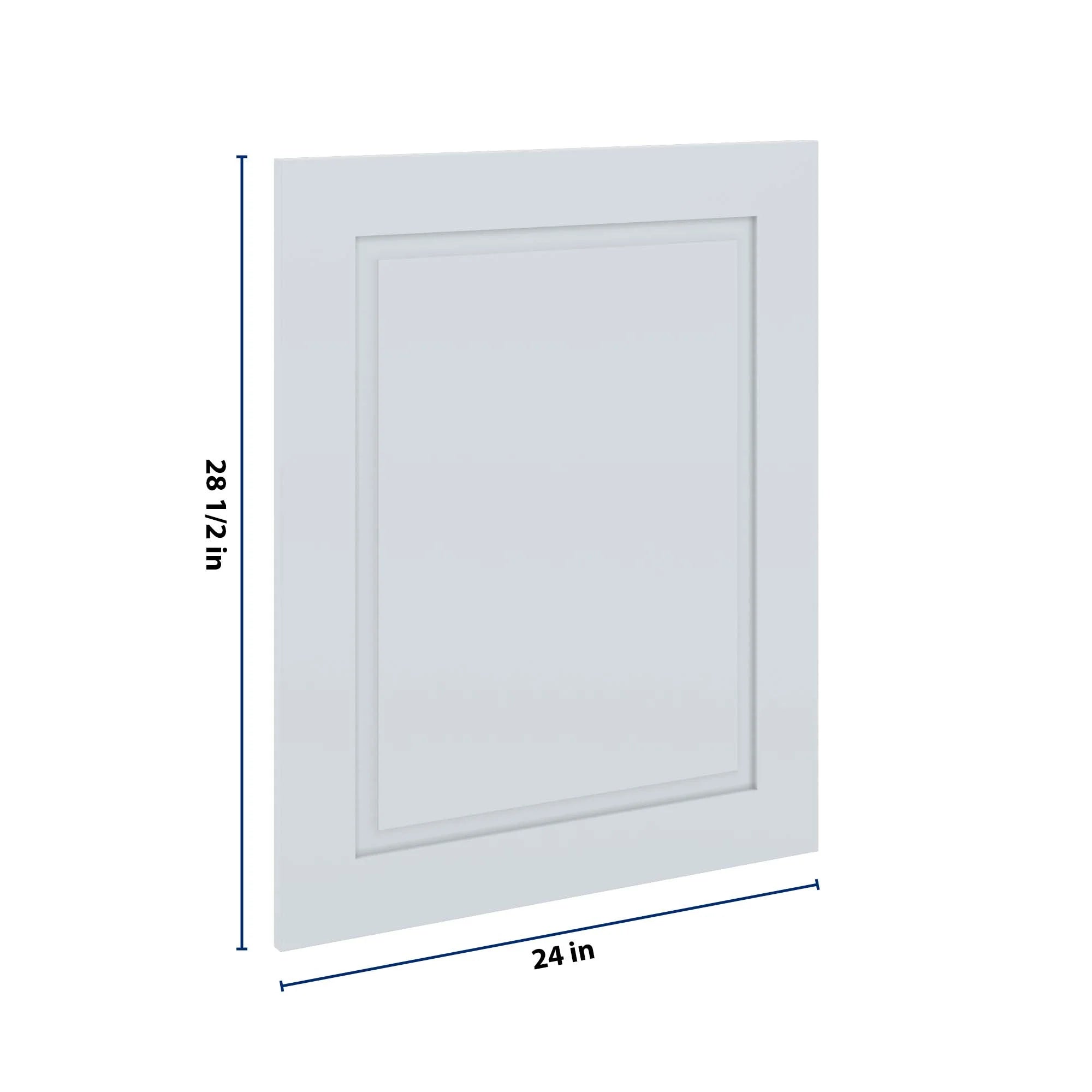 J&K White Shaker S8 Dummy Door Panel 24" W