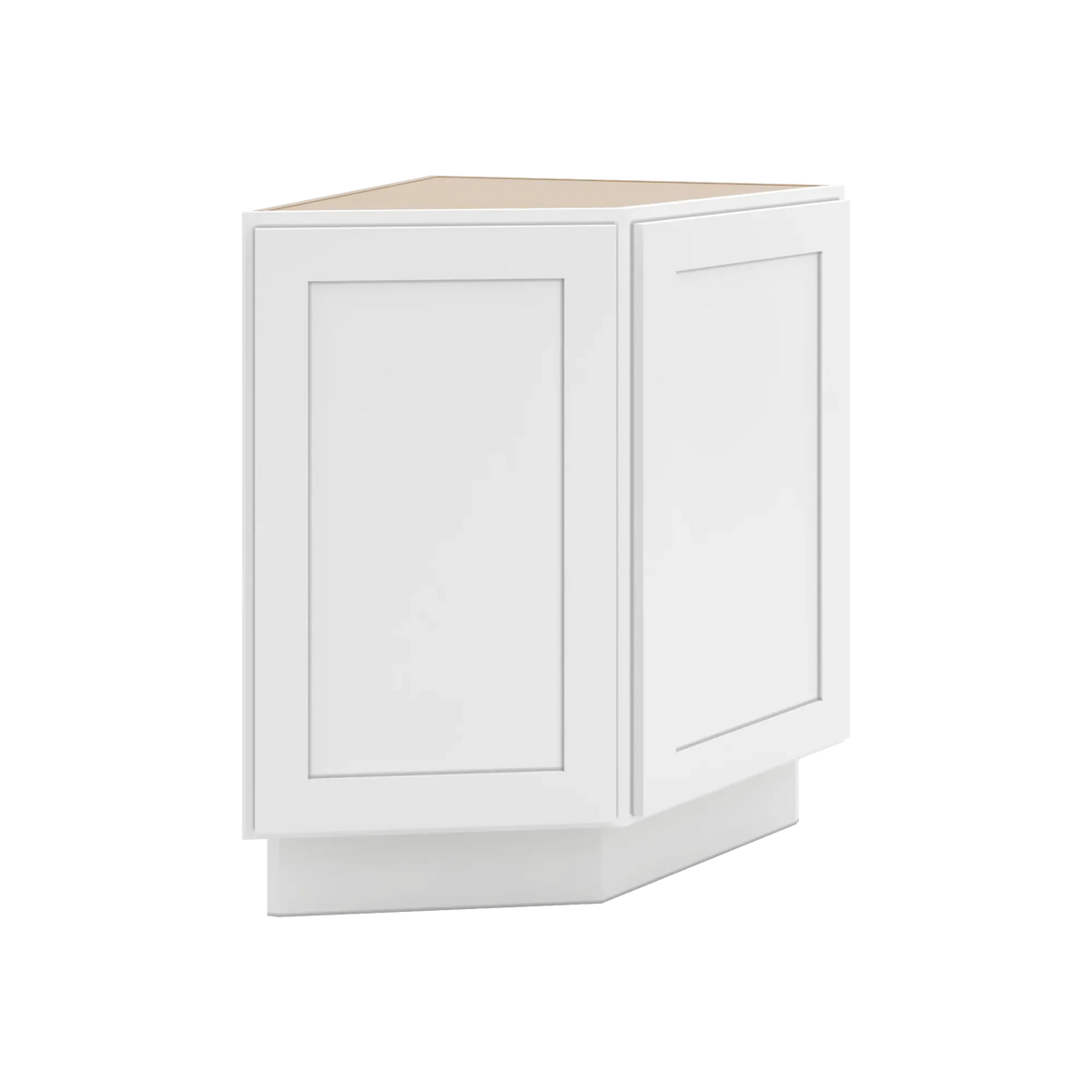cnc luxor white 24 w base end cabinet