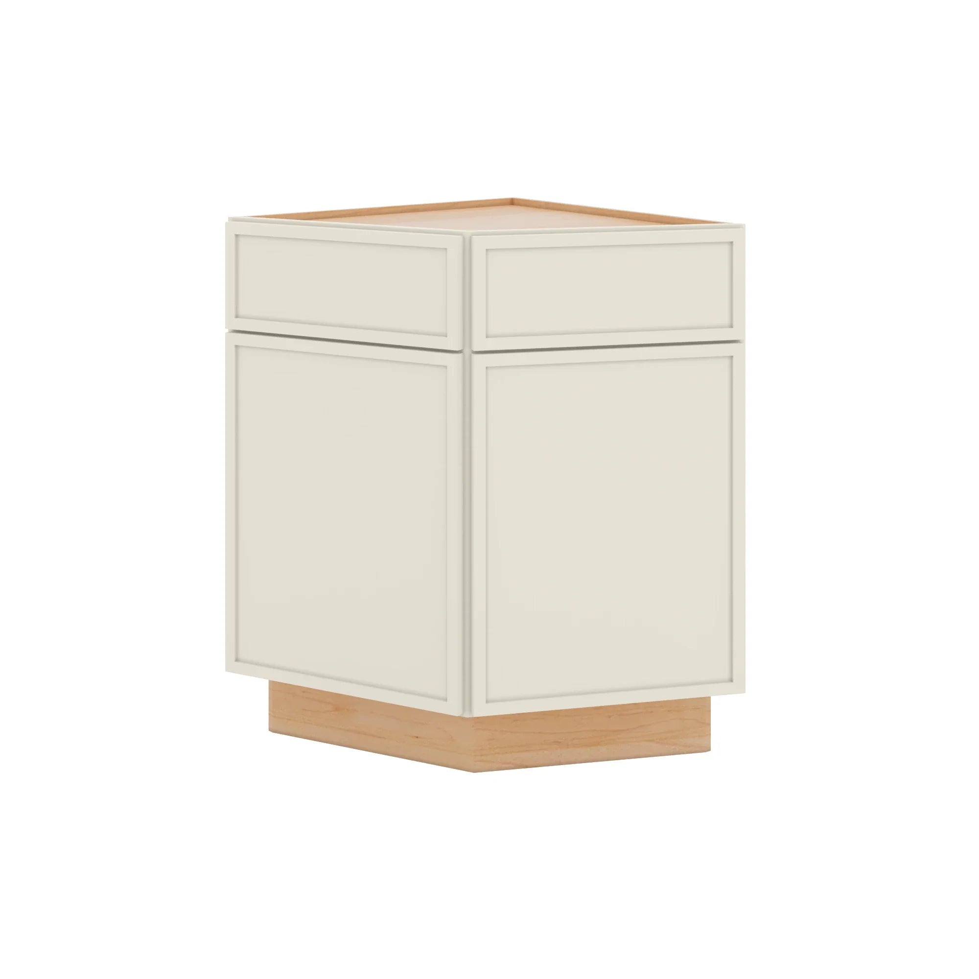 Modernform Cabinet Slim Dove White 24" W X 34 1/2" H X 24" D Base End Corner Cabinet