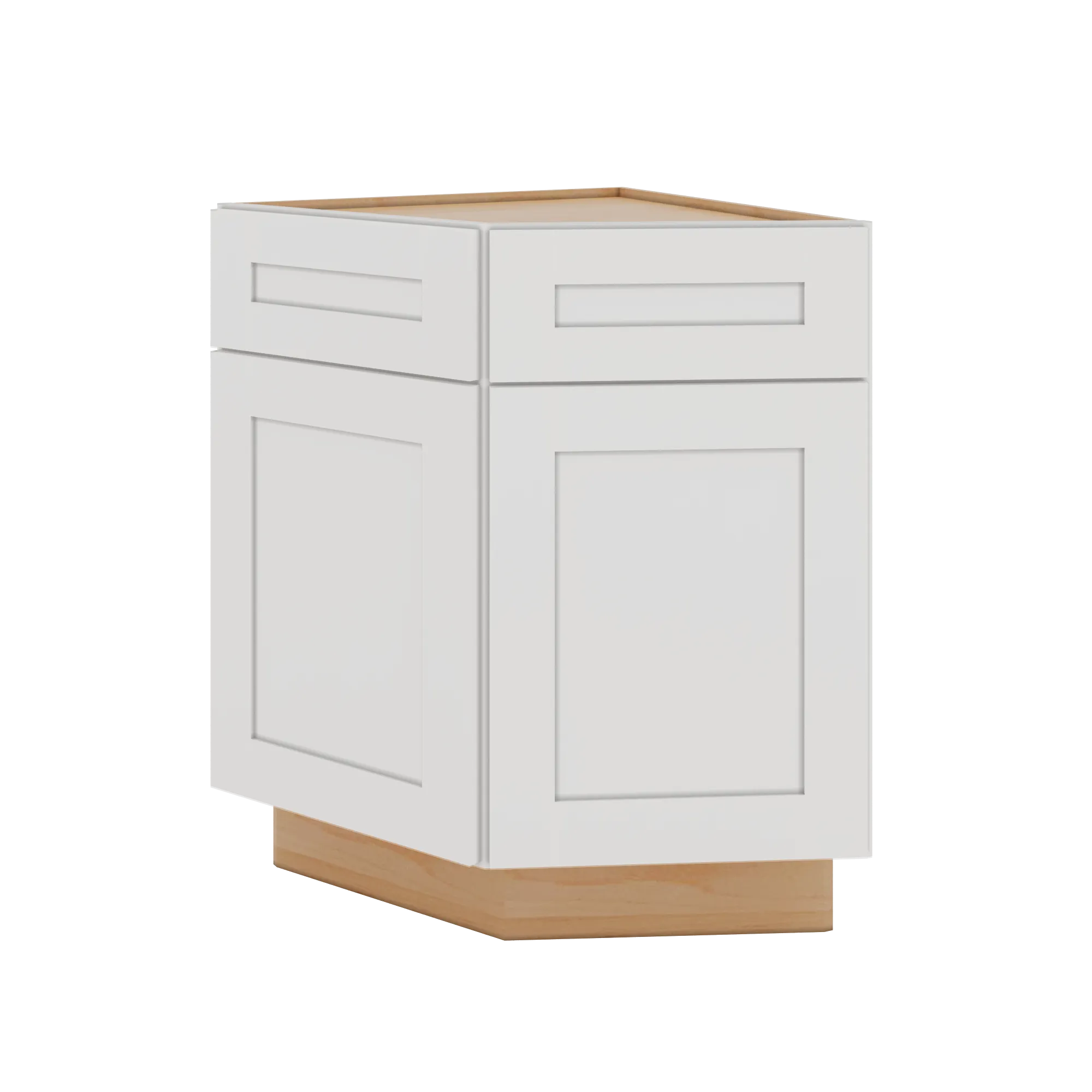 Modernform Cabinet White Shaker 24" W X 34 1/2" H X 24" D Base End Corner Cabinet