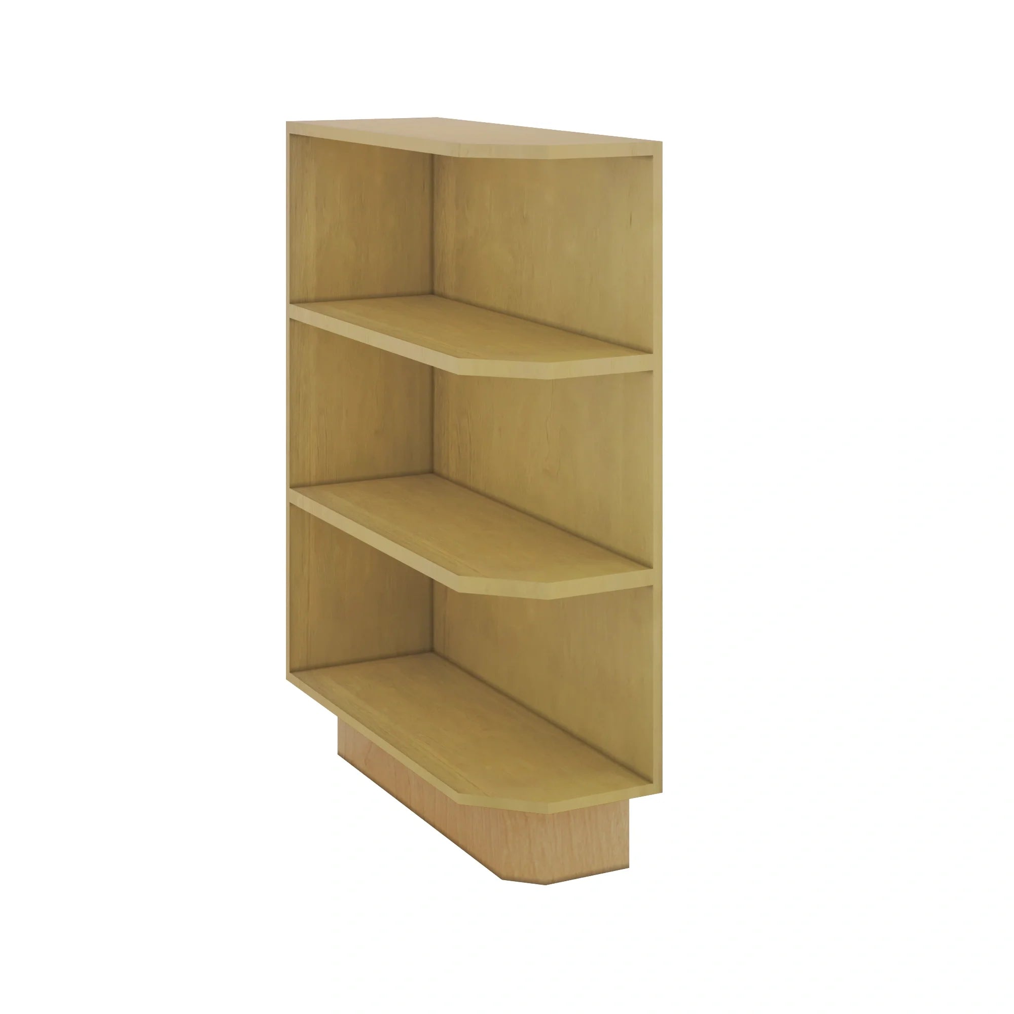 Modernform Cabinet Natural Shaker 09" W X 34 1/2" H X 24" D Base End Open Shelf