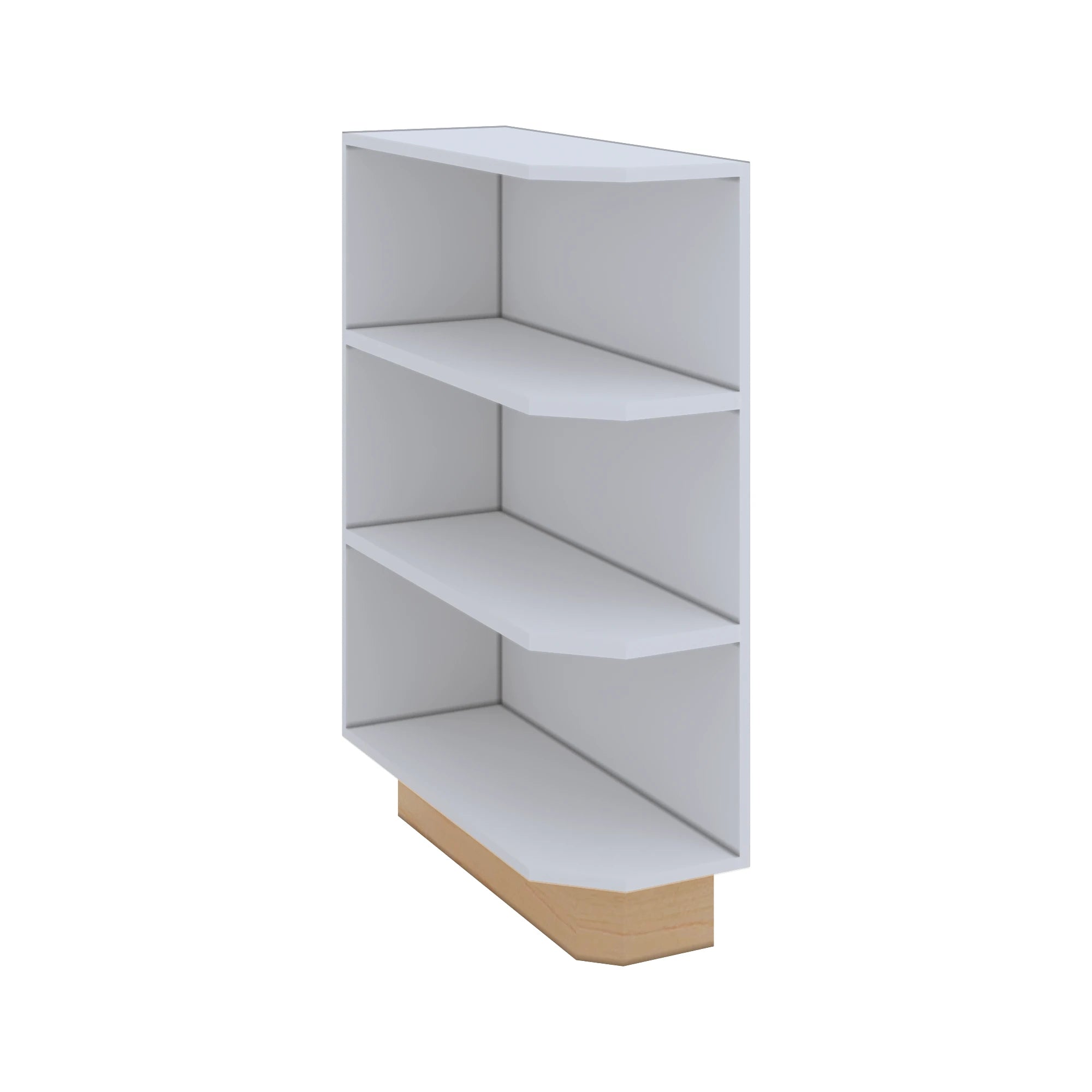 Modernform Cabinet Grey Shaker 09" W X 34 1/2" H X 24" D Base End Open Shelf