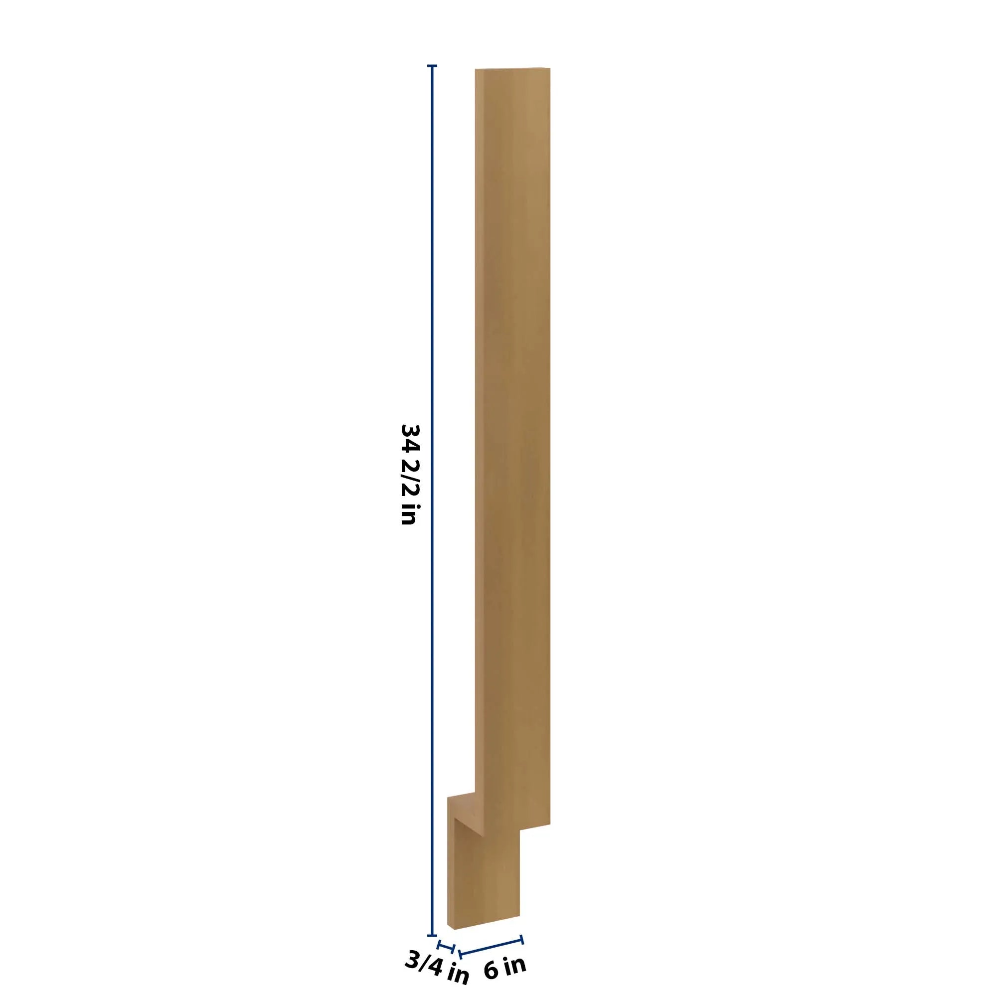 J&K Butterscotch B8 Base Filler 3" W x 34 1/2" H