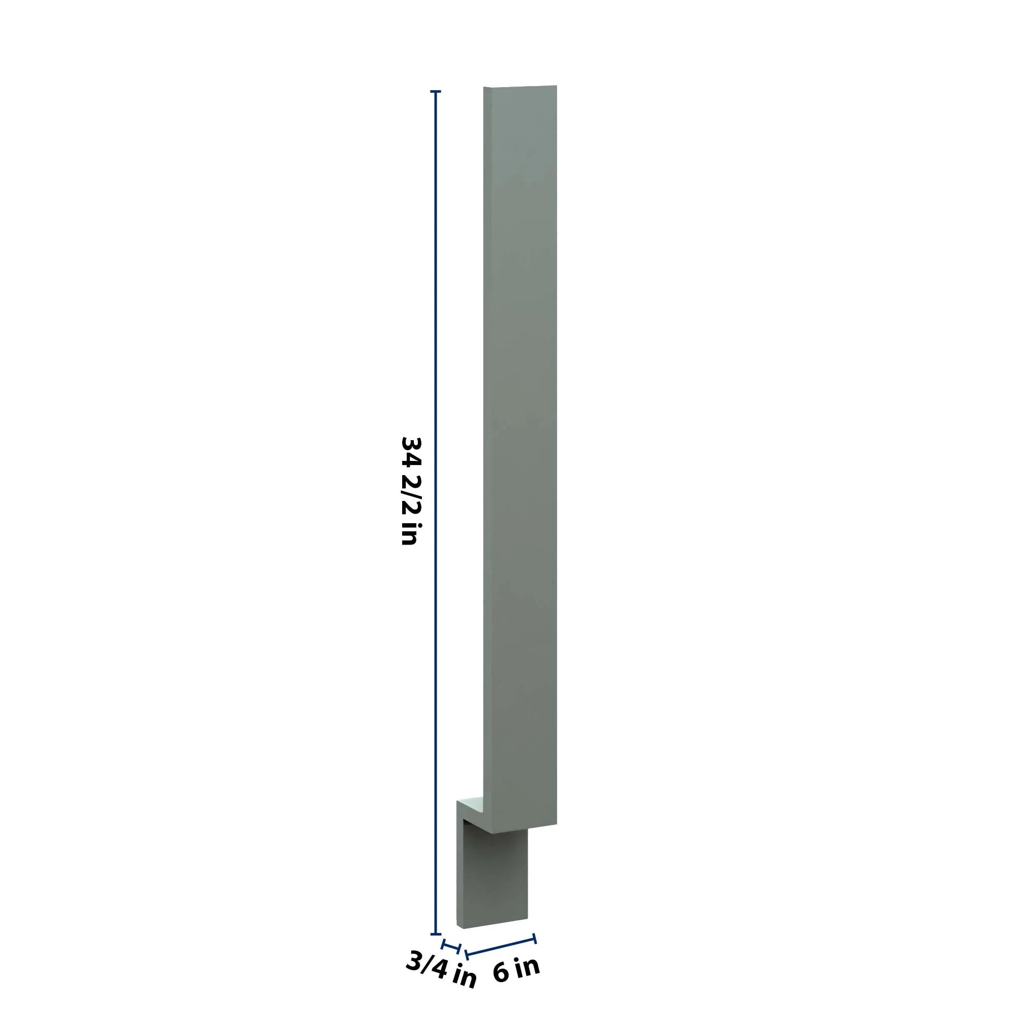 J&K Sage E3 Base Filler 3" W x 34 1/2" H