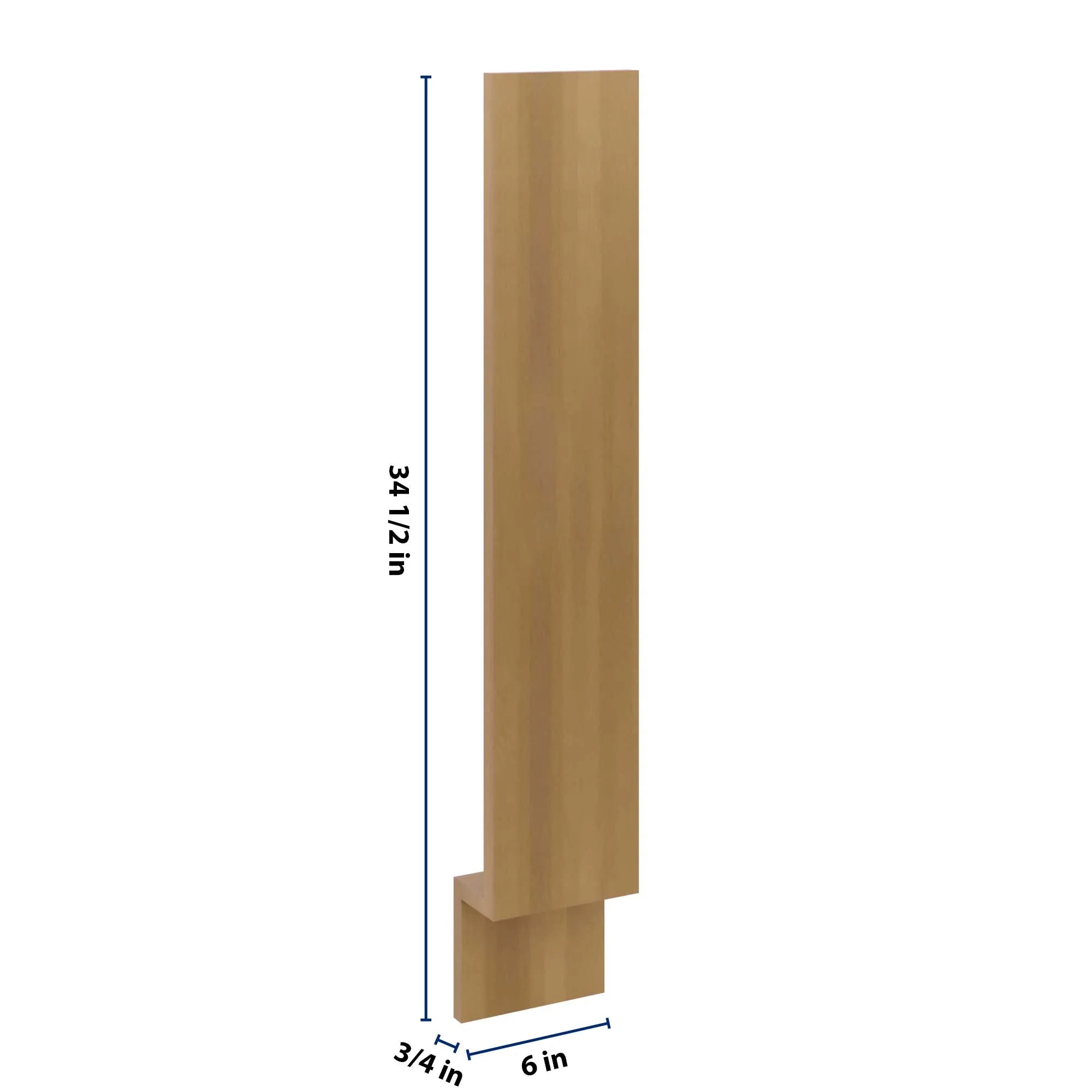 J&K Butterscotch B8 Base Filler 6" W x 34 1/2" H