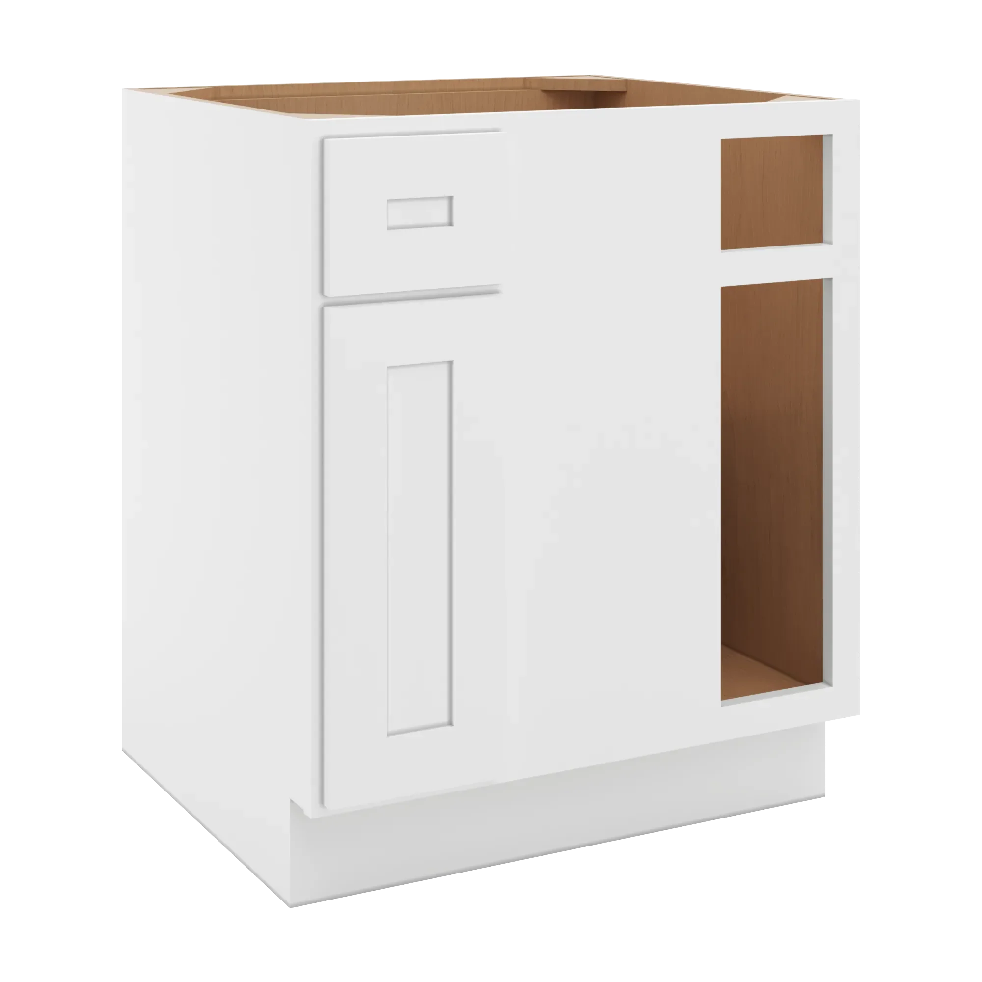 cnc luxor 5 piece white 36 to 39 w x 32 1 2 h blind base cabinet