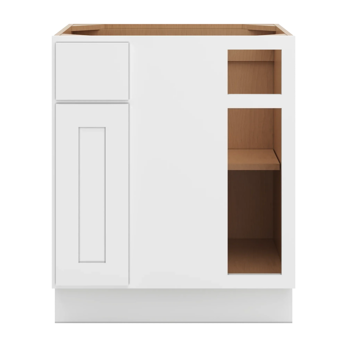 cnc luxor white 36 to 39 w x 32 1 2 h blind base cabinet