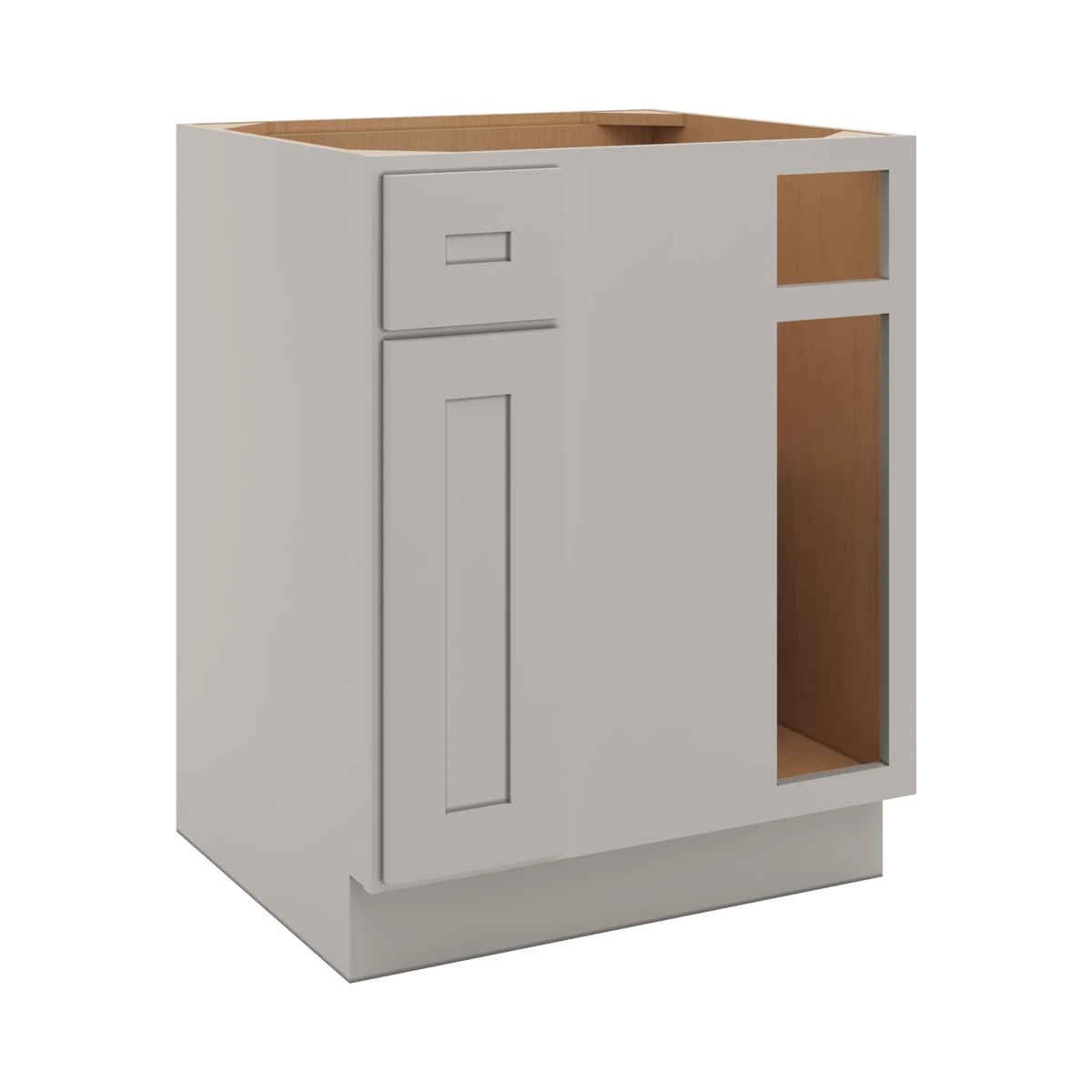 CNC Luxor 5-Piece Misty Grey 36 To 39" W X 34 1/2" H Blind Base Cabinet