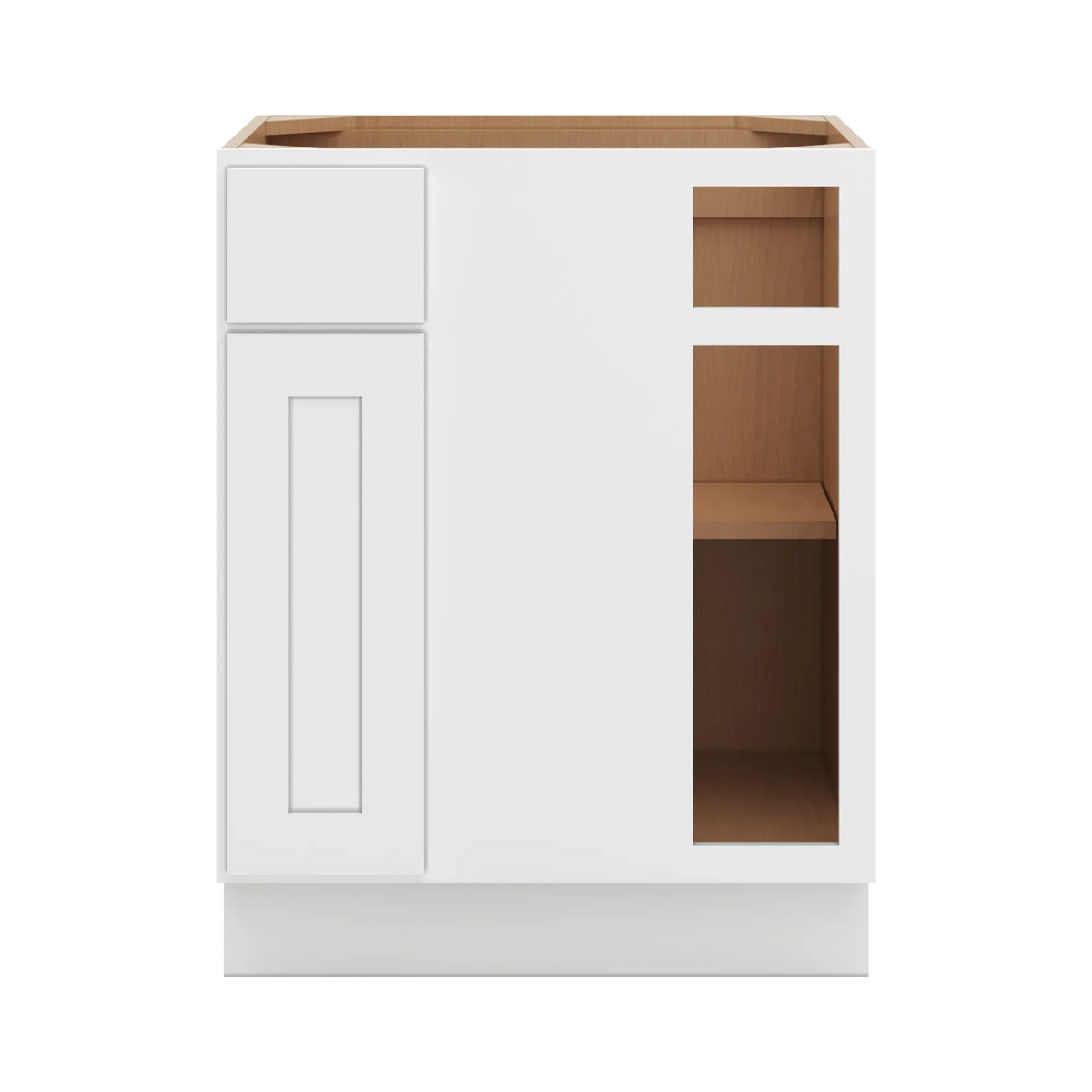 cnc luxor white 36 to 39 w x 34 1 2 h blind base cabinet