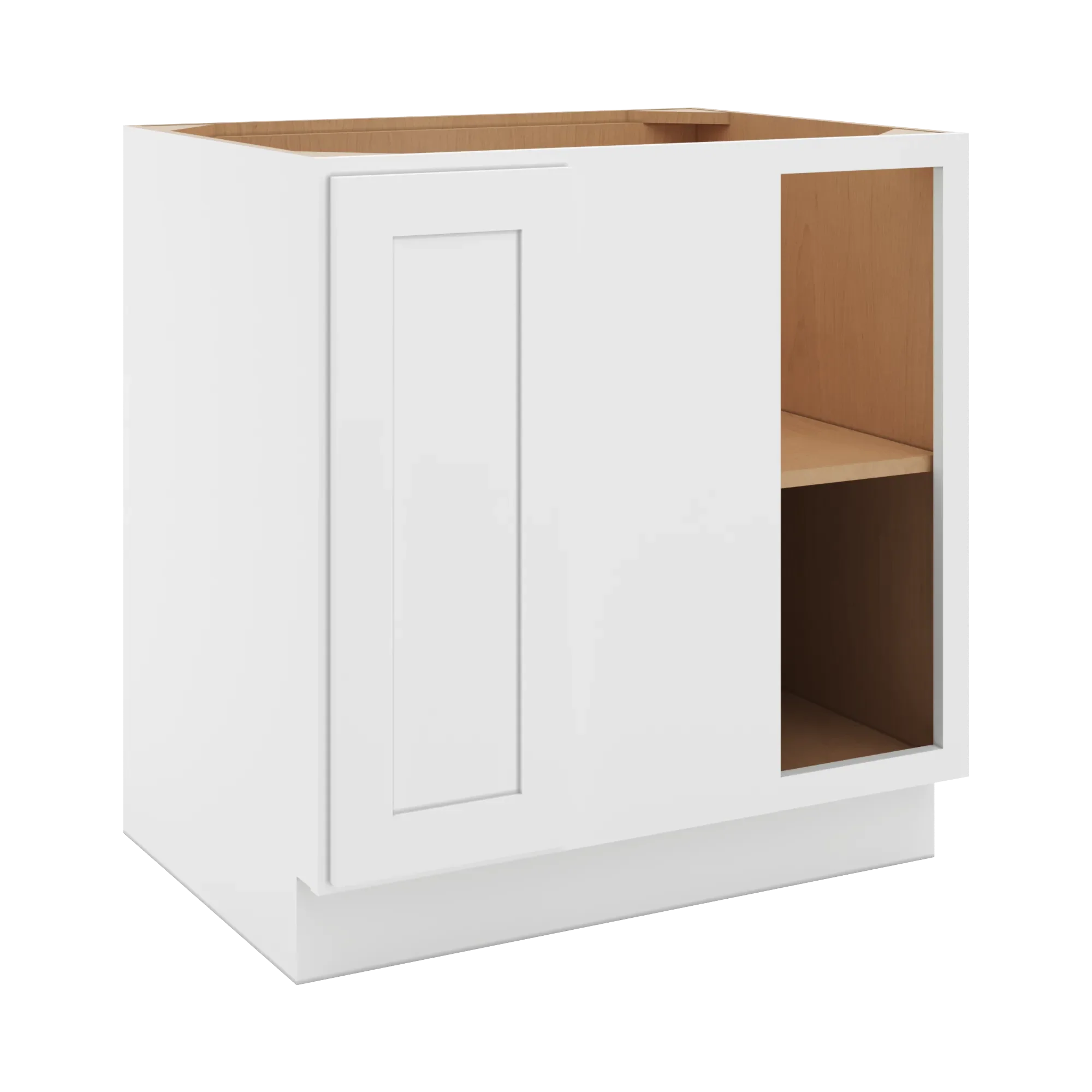 cnc luxor 5 piece white 39 to 42 w x 34 1 2 h full height blind base cabinet