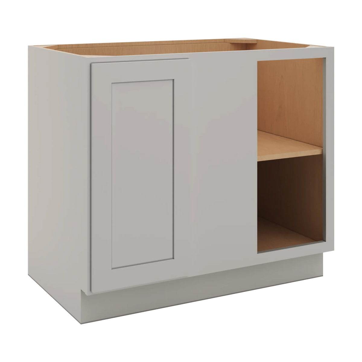 CNC Luxor 5-Piece Misty Grey 42 To 45" W X 34 1/2" H Full Height Blind Base Cabinet