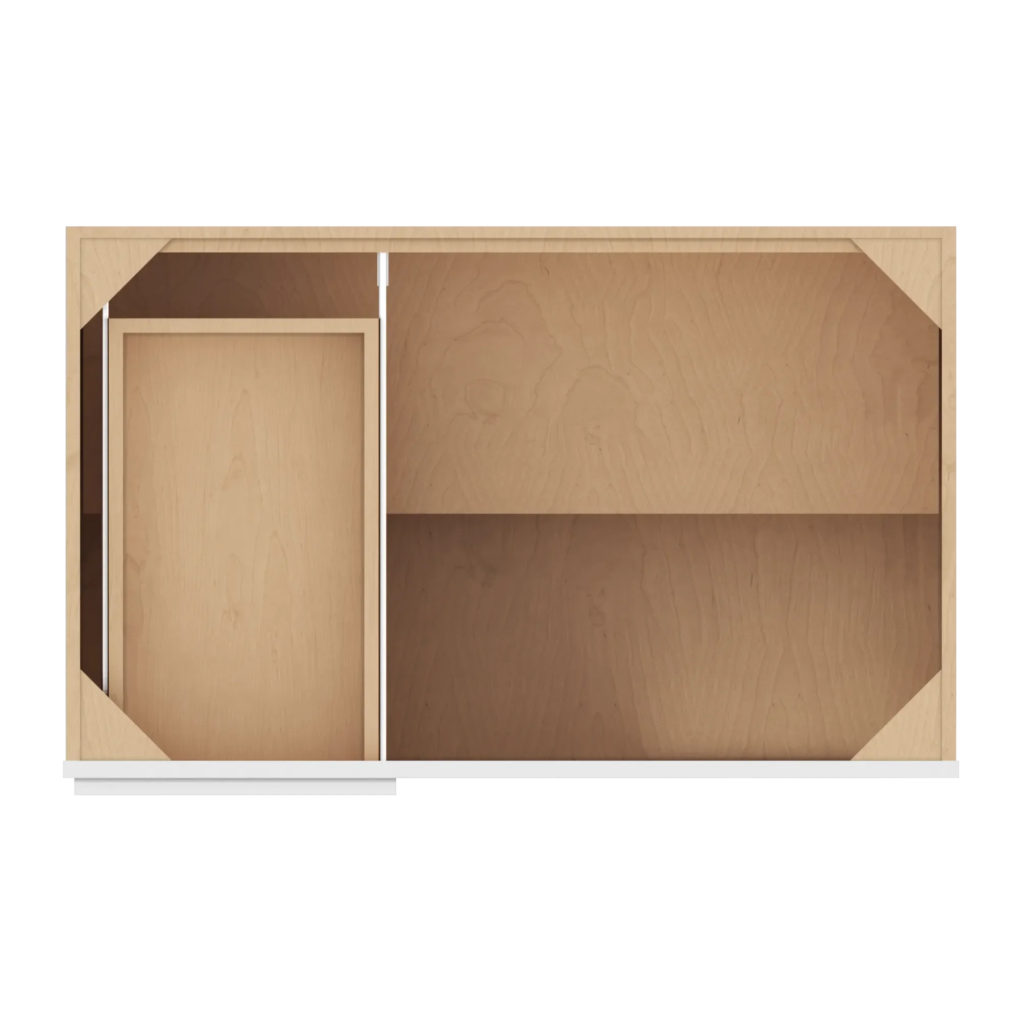 cnc luxor 5 piece white 42 to 45 w x 34 1 2 h blind base cabinet