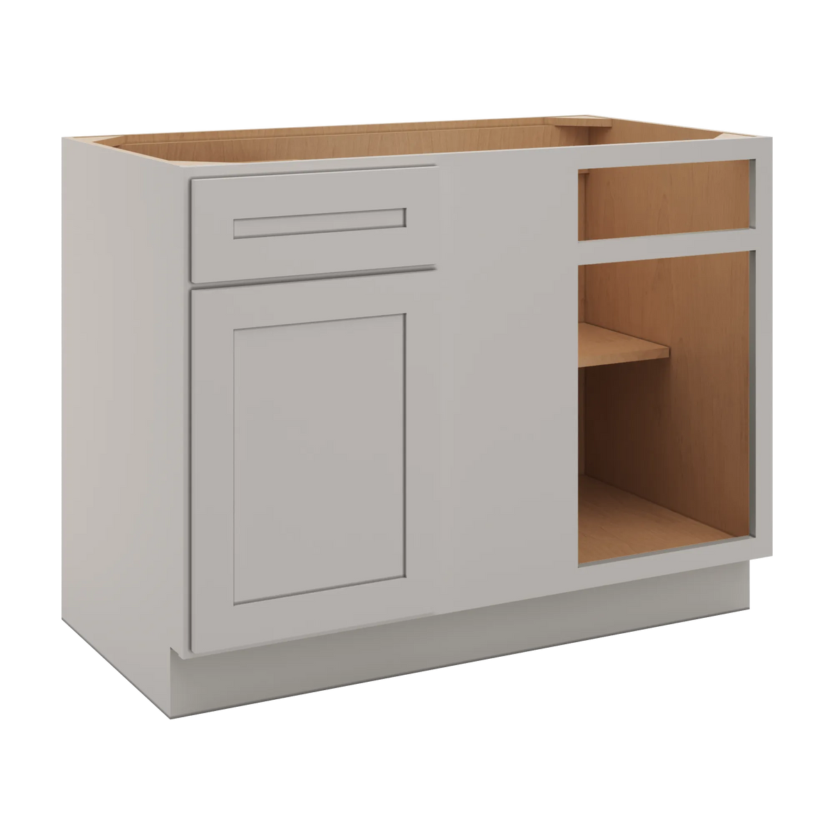 CNC Luxor 5-Piece Misty Grey 45 To 48" W X 34 1/2" H Blind Base Cabinet