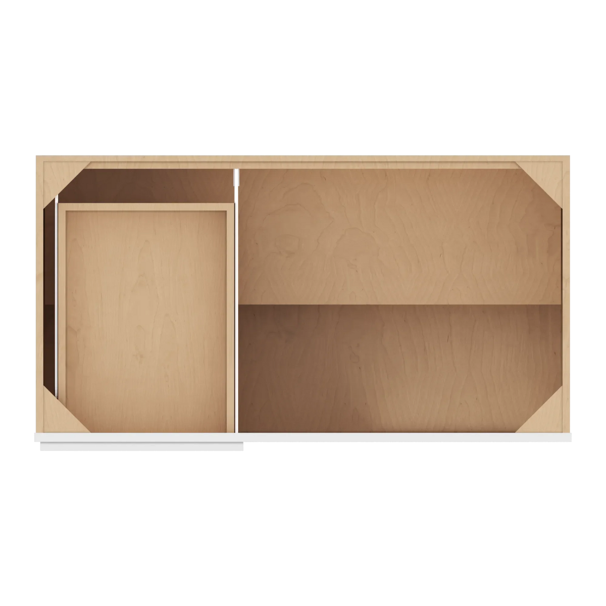 cnc luxor white 45 to 48 w x 34 1 2 h blind base cabinet