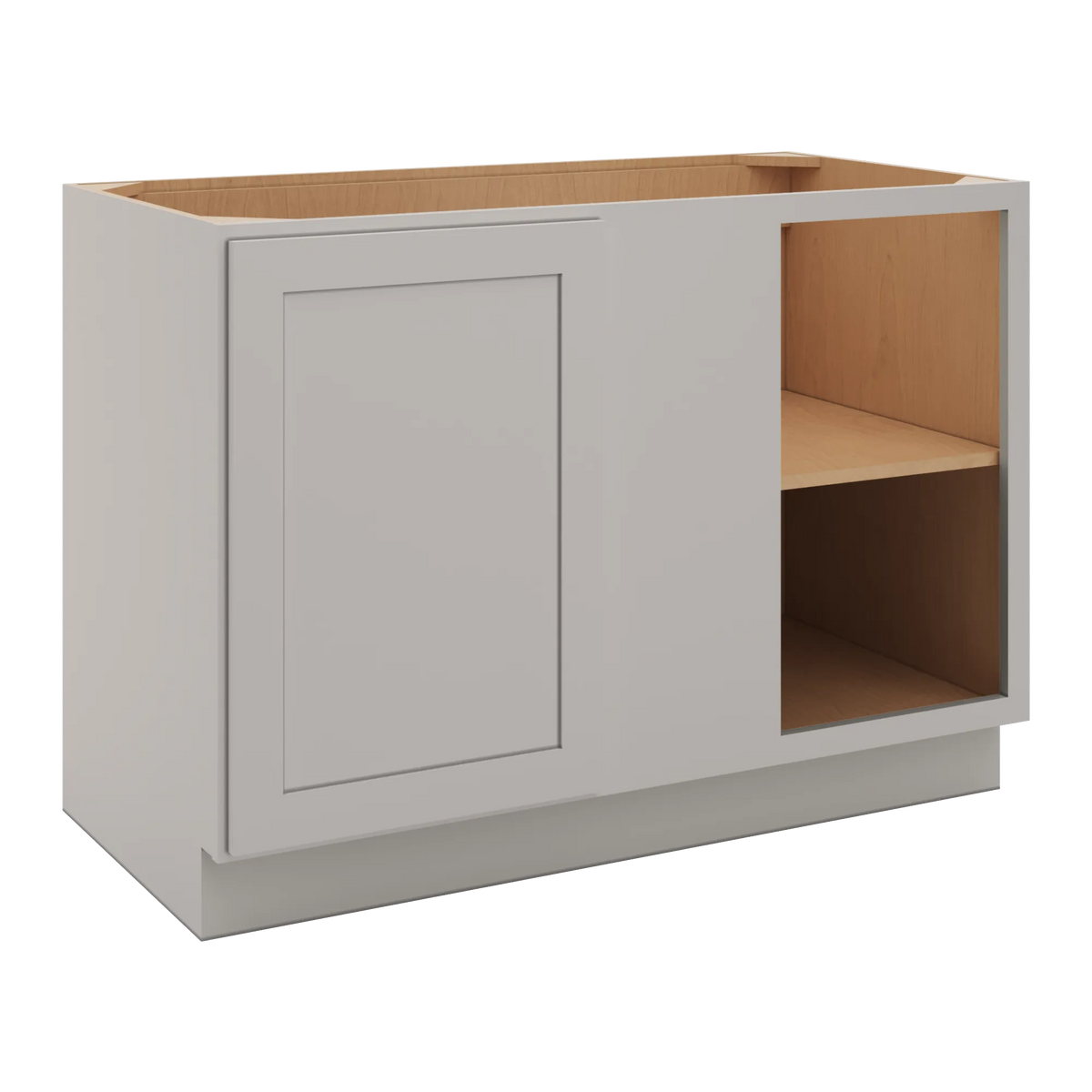 CNC Luxor 5-Piece Misty Grey 48 To 51" W X 34 1/2" H Full Height Blind Base Cabinet
