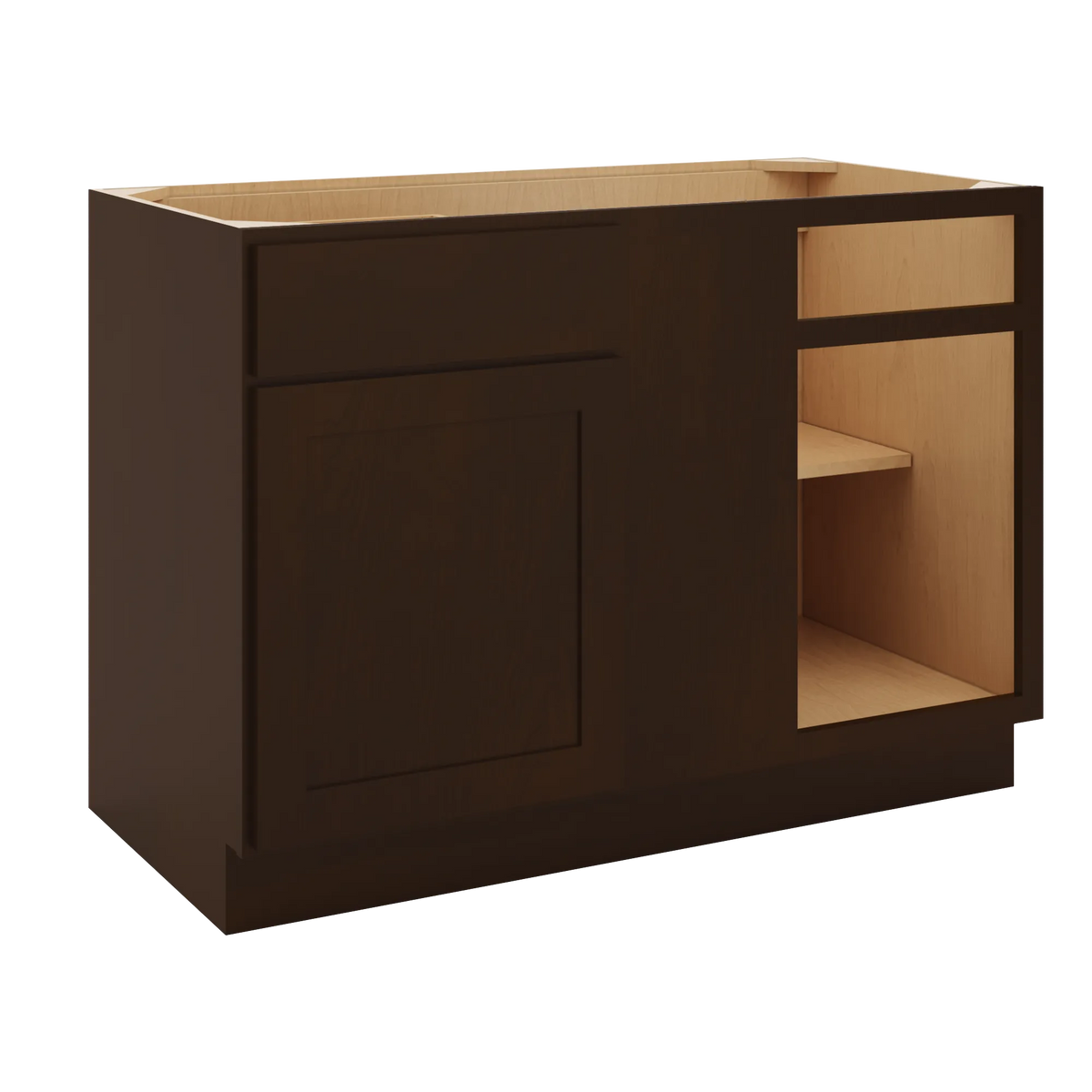 CNC Luxor 5-Piece Espresso 48 To 51" W X 34 1/2" H Blind Base Cabinet