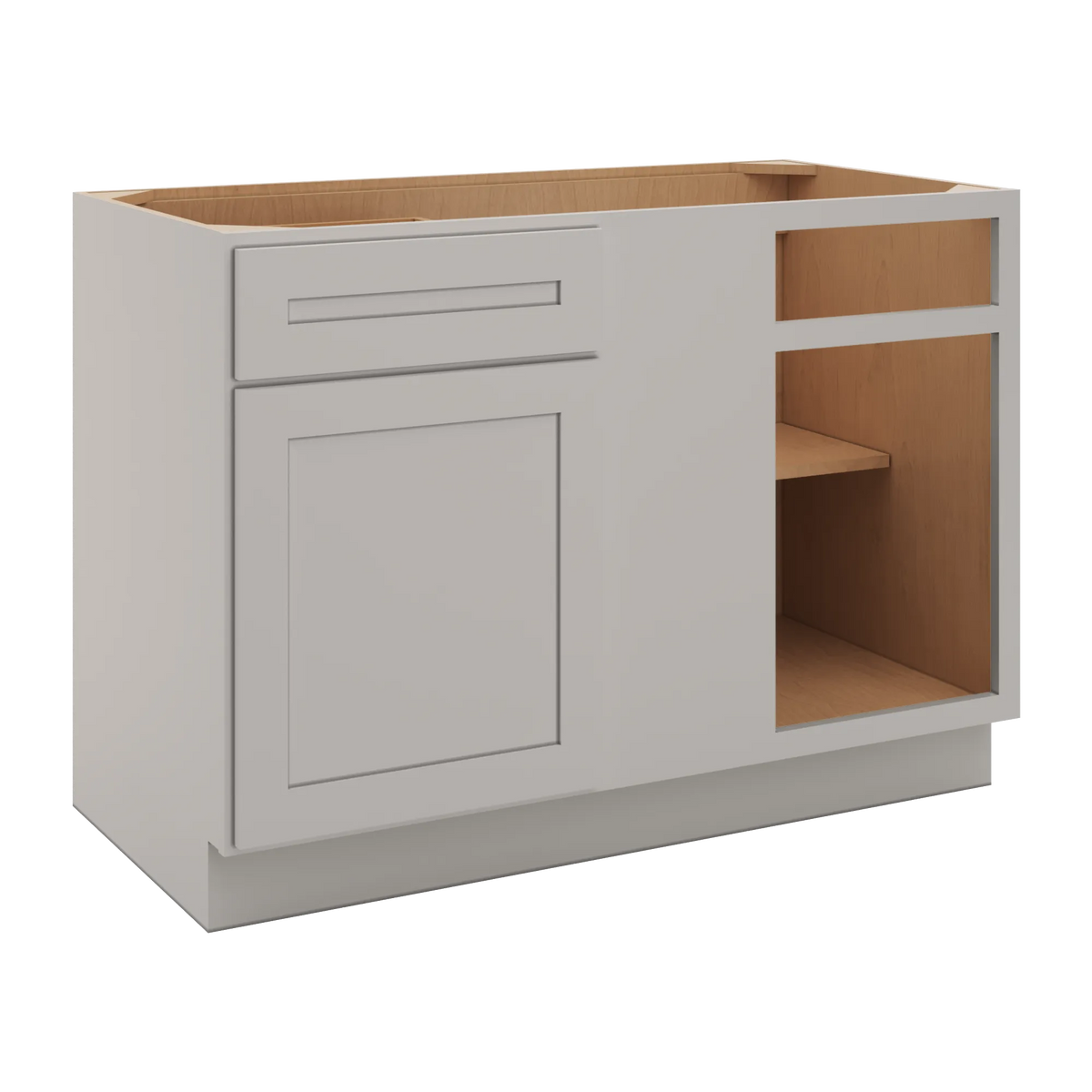 CNC Luxor 5-Piece Misty Grey 48 To 51" W X 34 1/2" H Blind Base Cabinet
