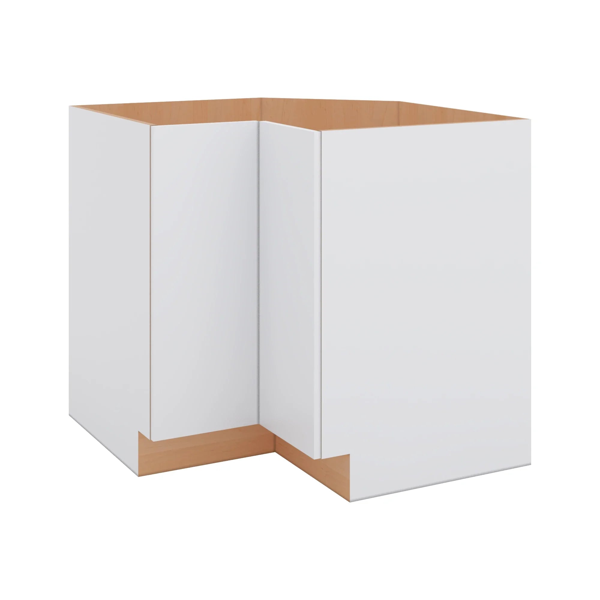 Modernform Cabinet Matte White 36" W X 34 1/2" H X 24" D Base Diagonal Corner w/Lazy Susan Cabinet