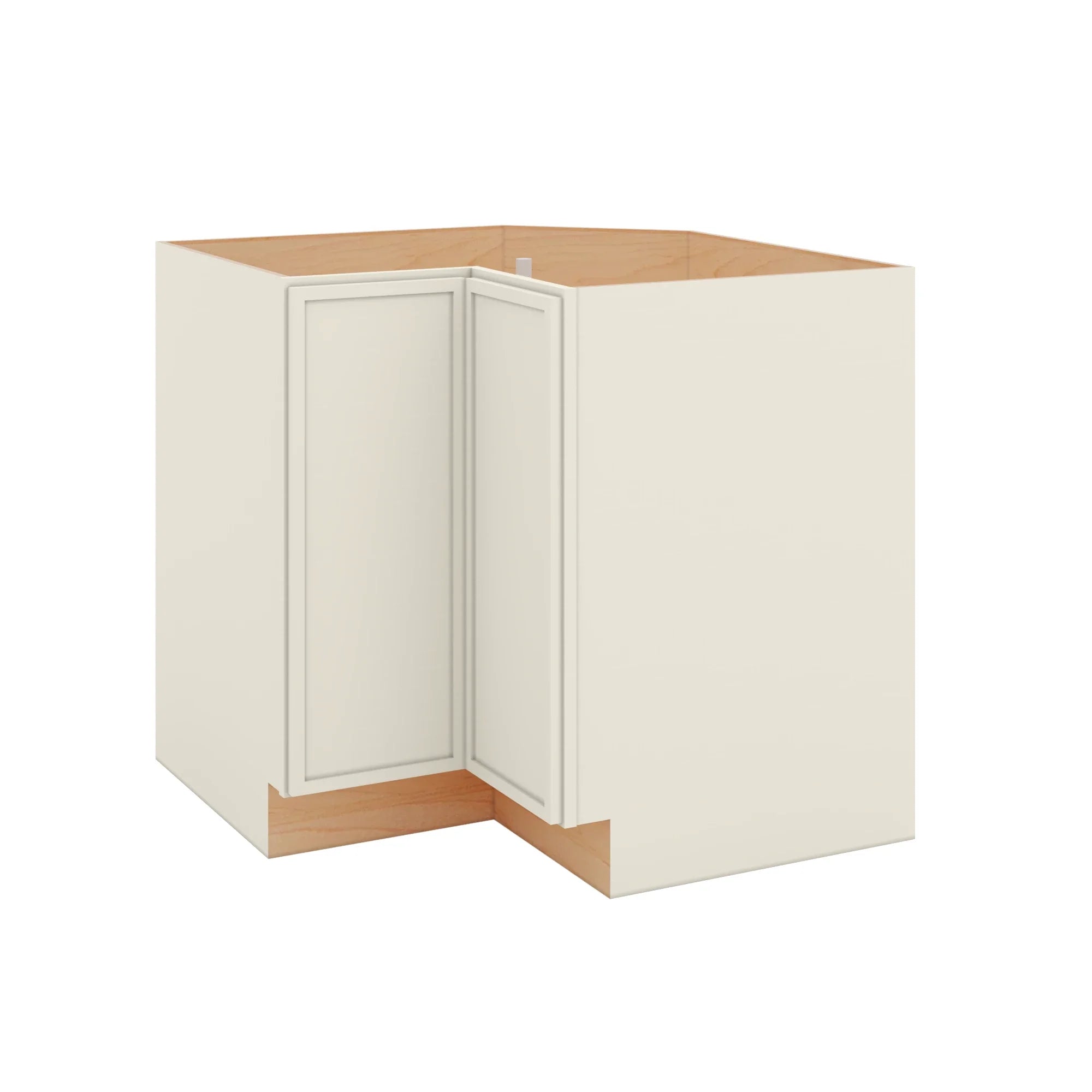 Modernform Cabinet Slim Dove White 36" W X 34 1/2" H X 24" D Lazy Susan Base Cabinet