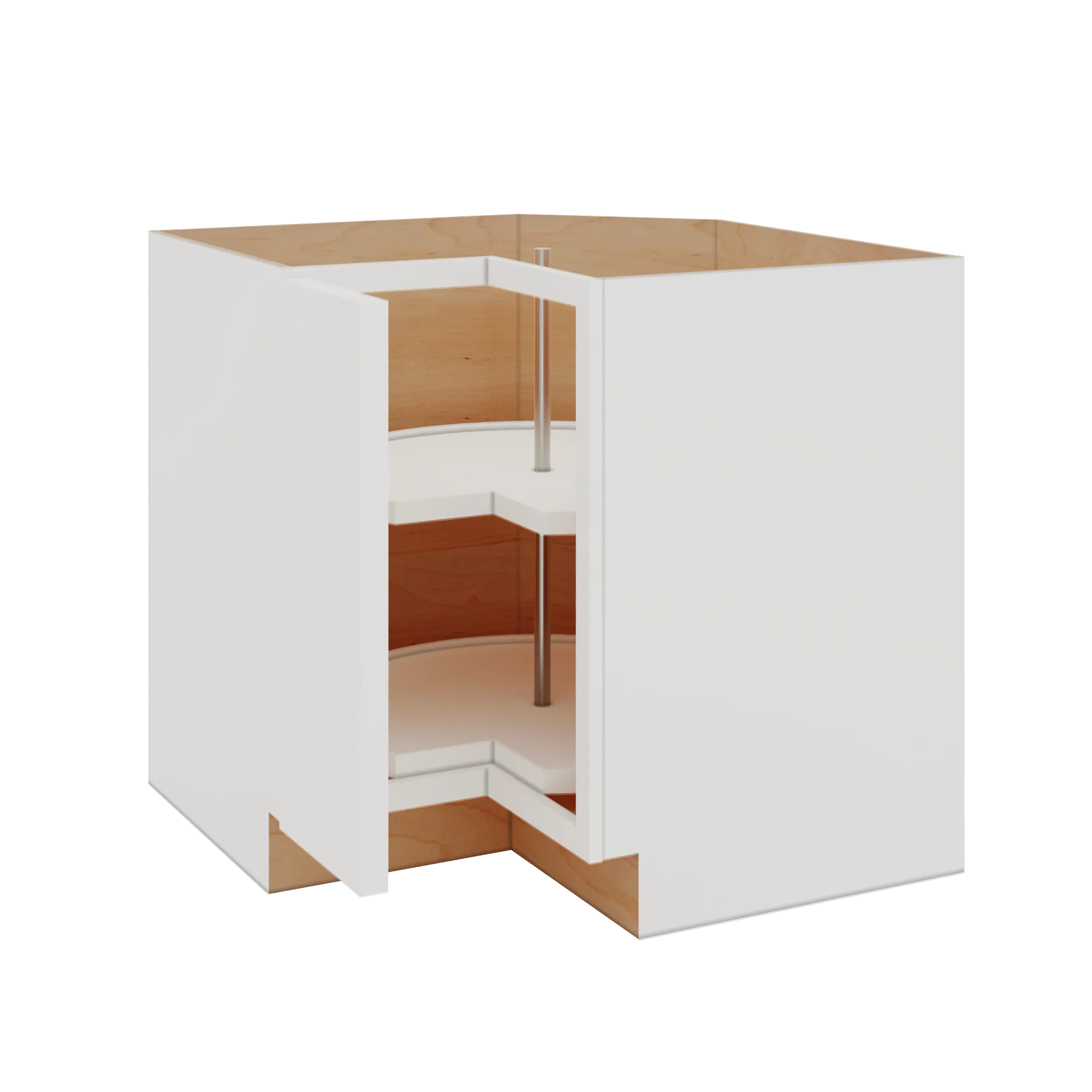 Modernform Cabinet White Shaker 36" W X 34 1/2" H X 24" D Lazy Susan Base Cabinet