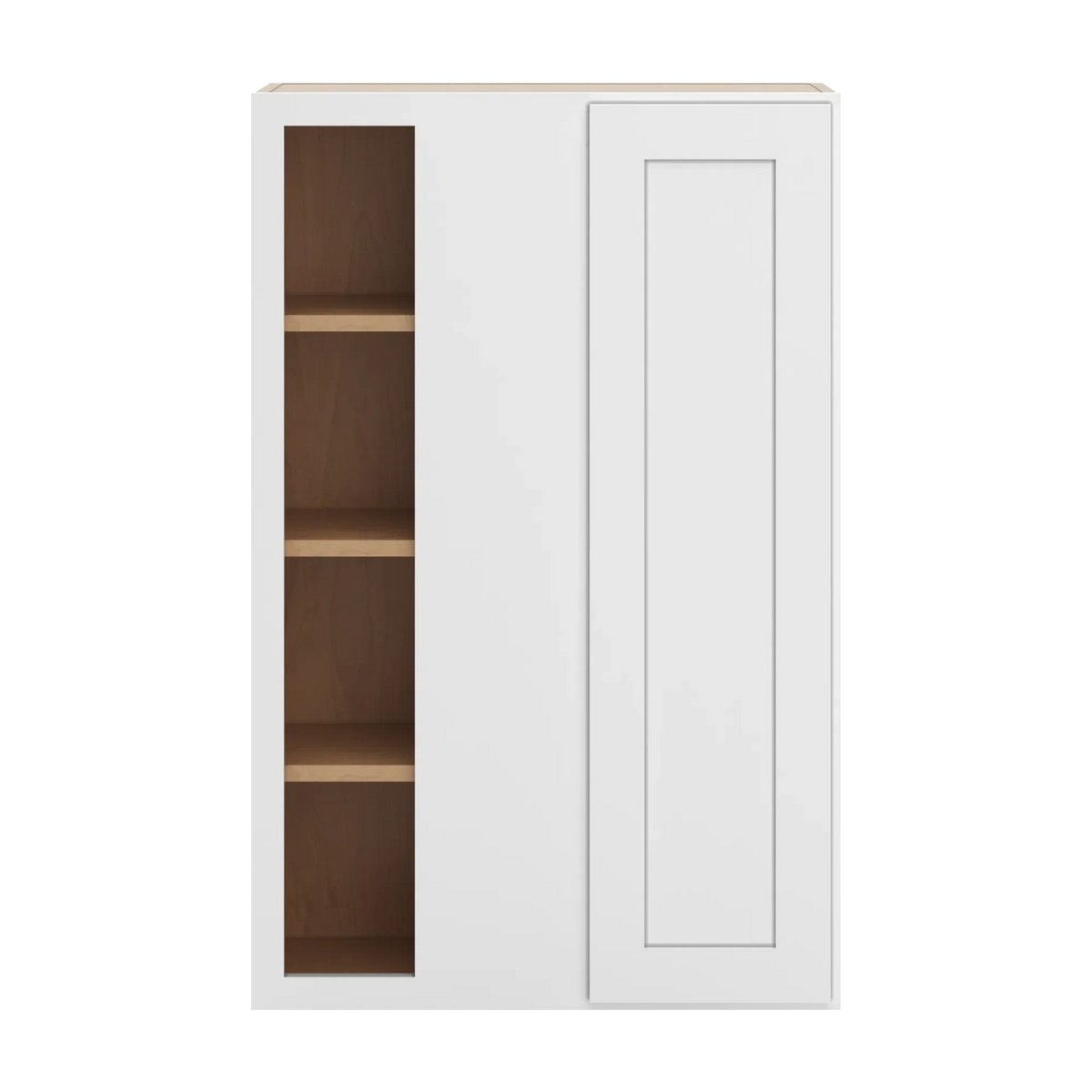 cnc luxor white 27 to 30 w x 42 h blind wall cabinet