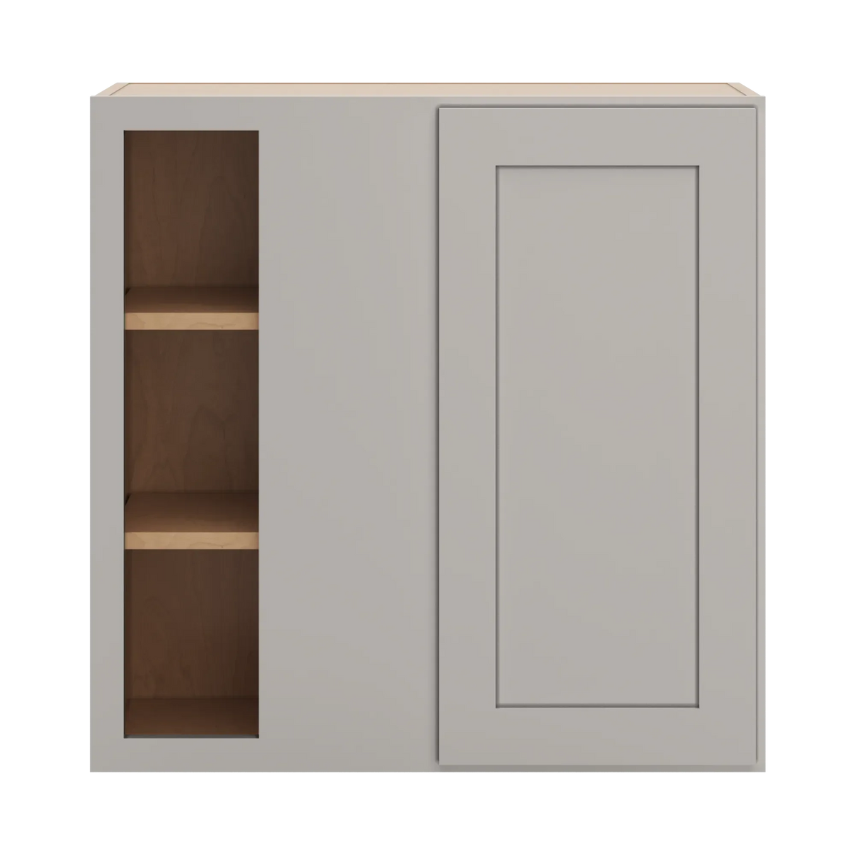 cnc luxor 5 piece misty grey 30 to 33 w x 30 h blind wall cabinet