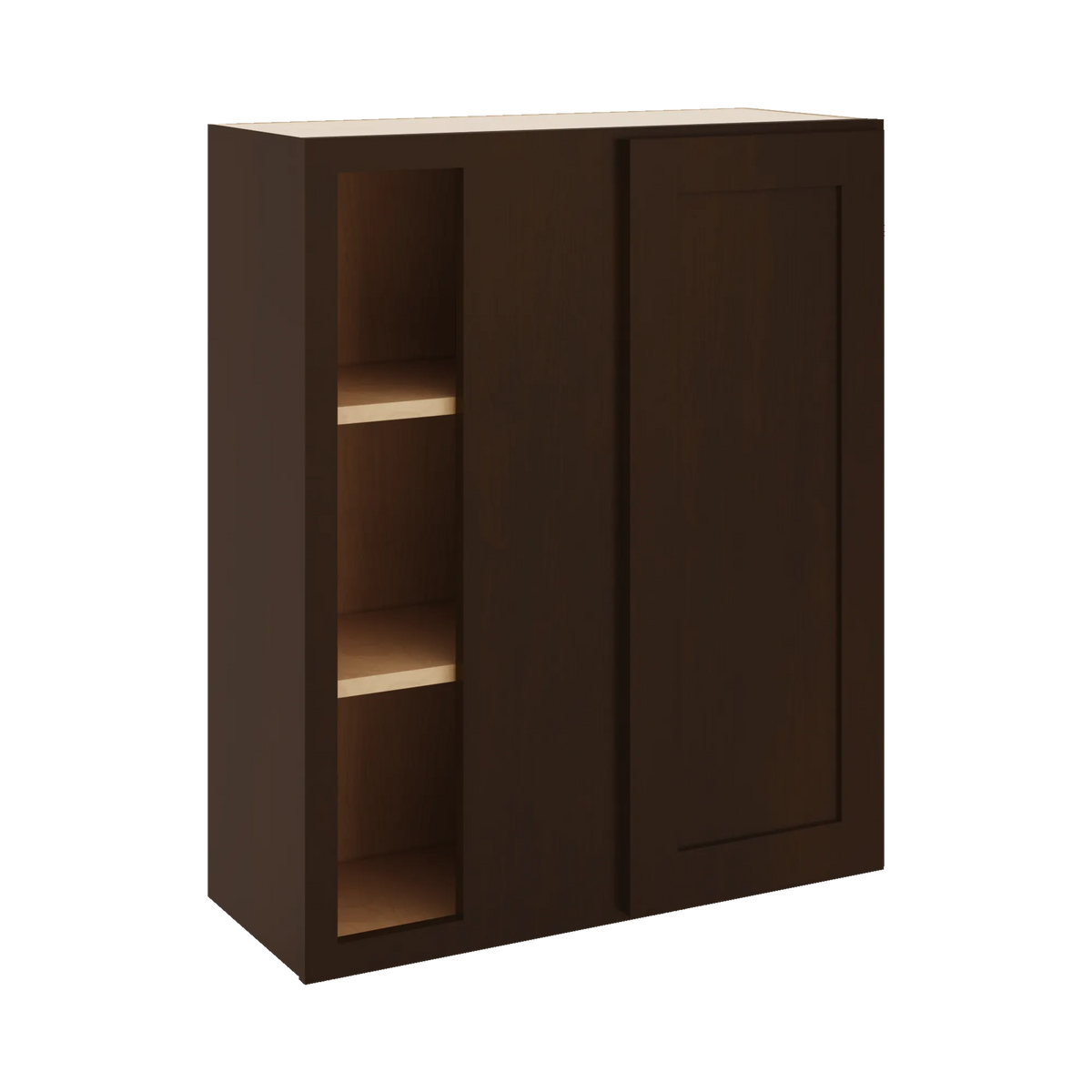 CNC Luxor 5-Piece Espresso 30 To 33" W X 36" H Blind Wall Cabinet