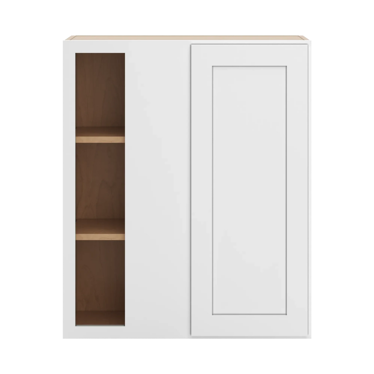 cnc luxor white 30 to 33 w x 36 h blind wall cabinet