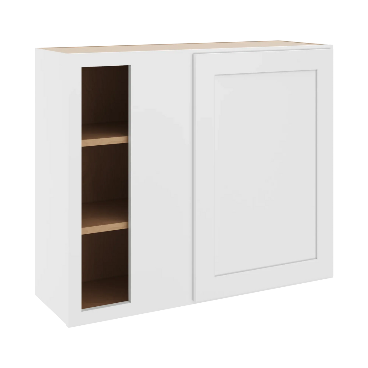 cnc luxor white 36 to 39 w x 30 h blind wall cabinet