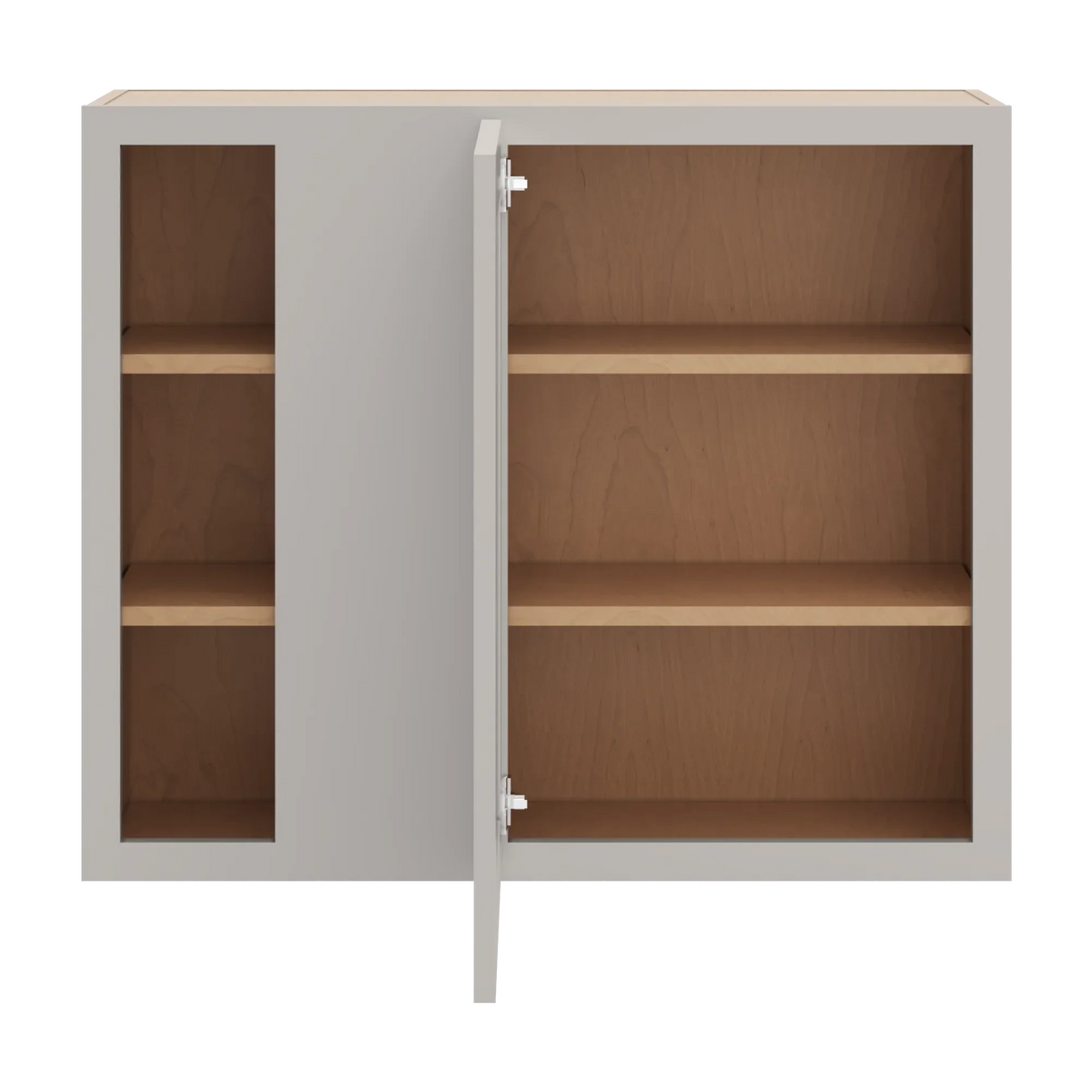 cnc luxor 5 piece misty grey 36 to 39 w x 30 h blind wall cabinet