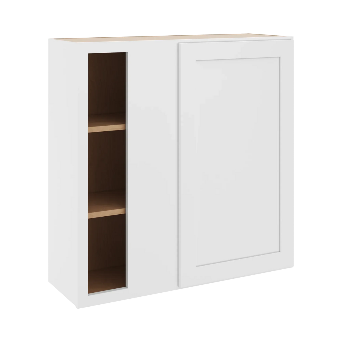 cnc luxor white 36 to 39 w x 36 h blind wall cabinet