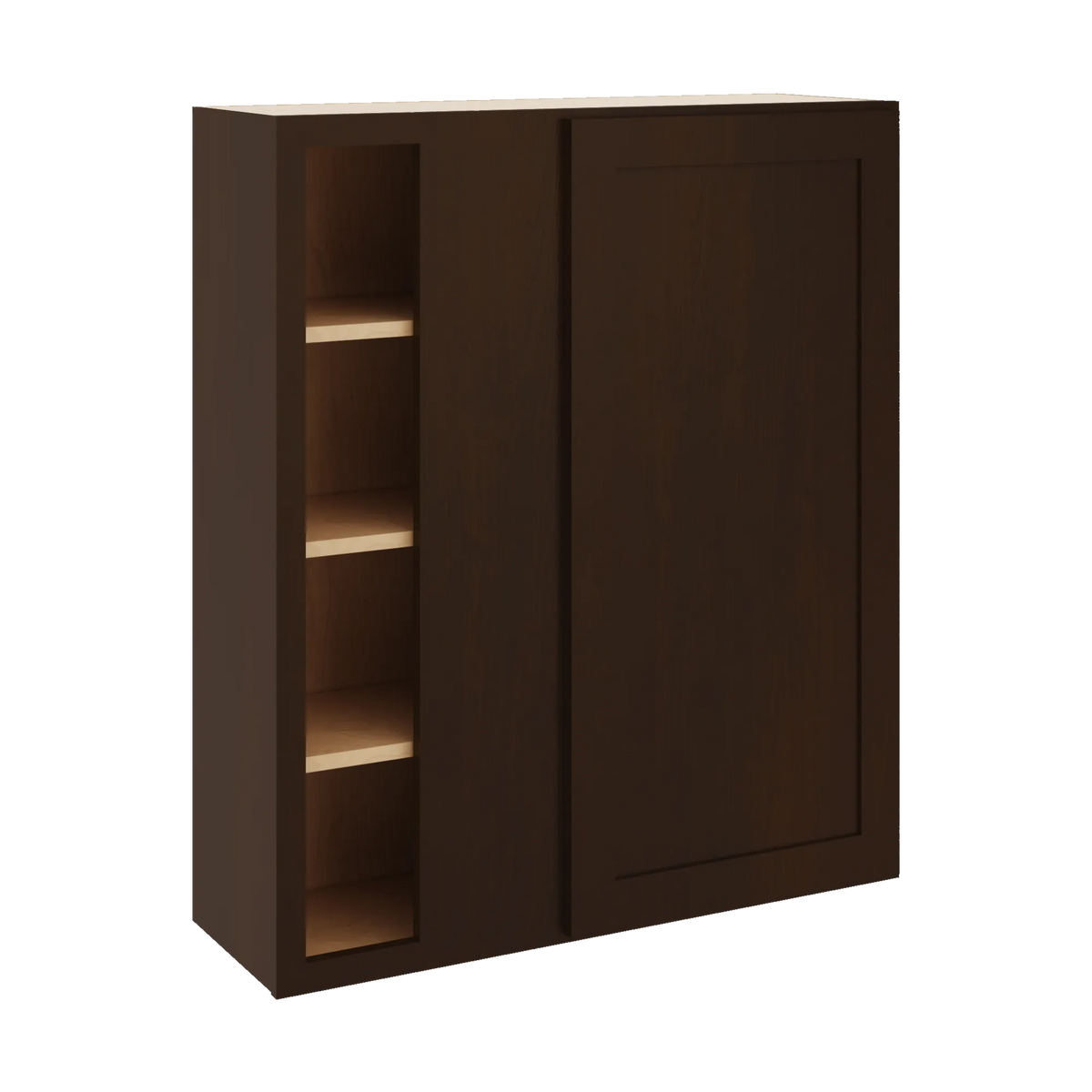 CNC Luxor 5-Piece Espresso 36 To 39" W X 42" H Blind Wall Cabinet