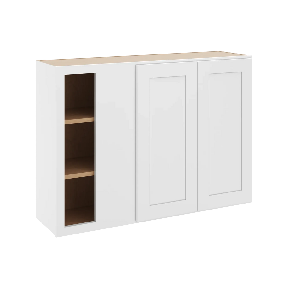 cnc luxor white 42 to 45 w x 30 h blind wall cabinet