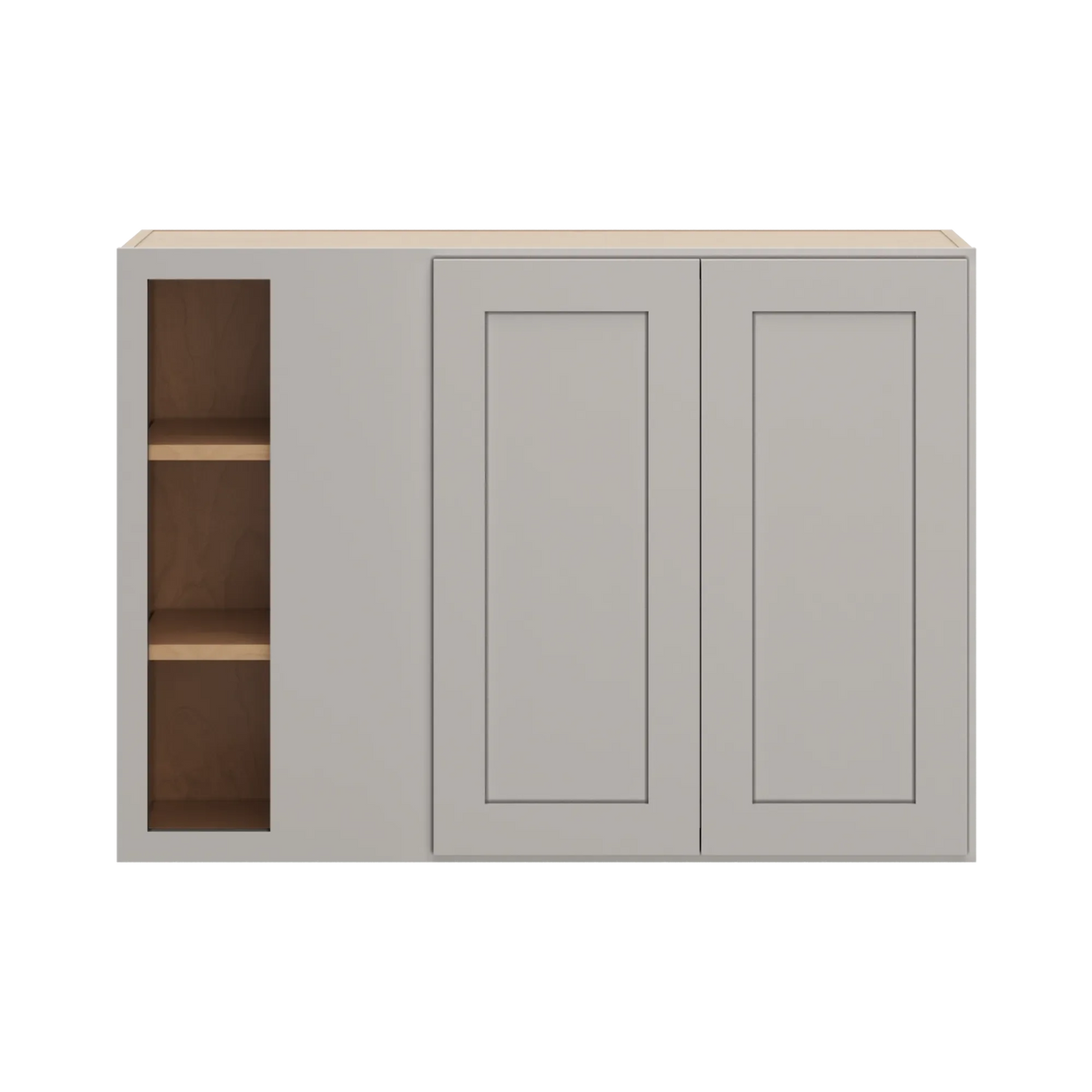 cnc luxor 5 piece misty grey 42 to 45 w x 30 h blind wall cabinet
