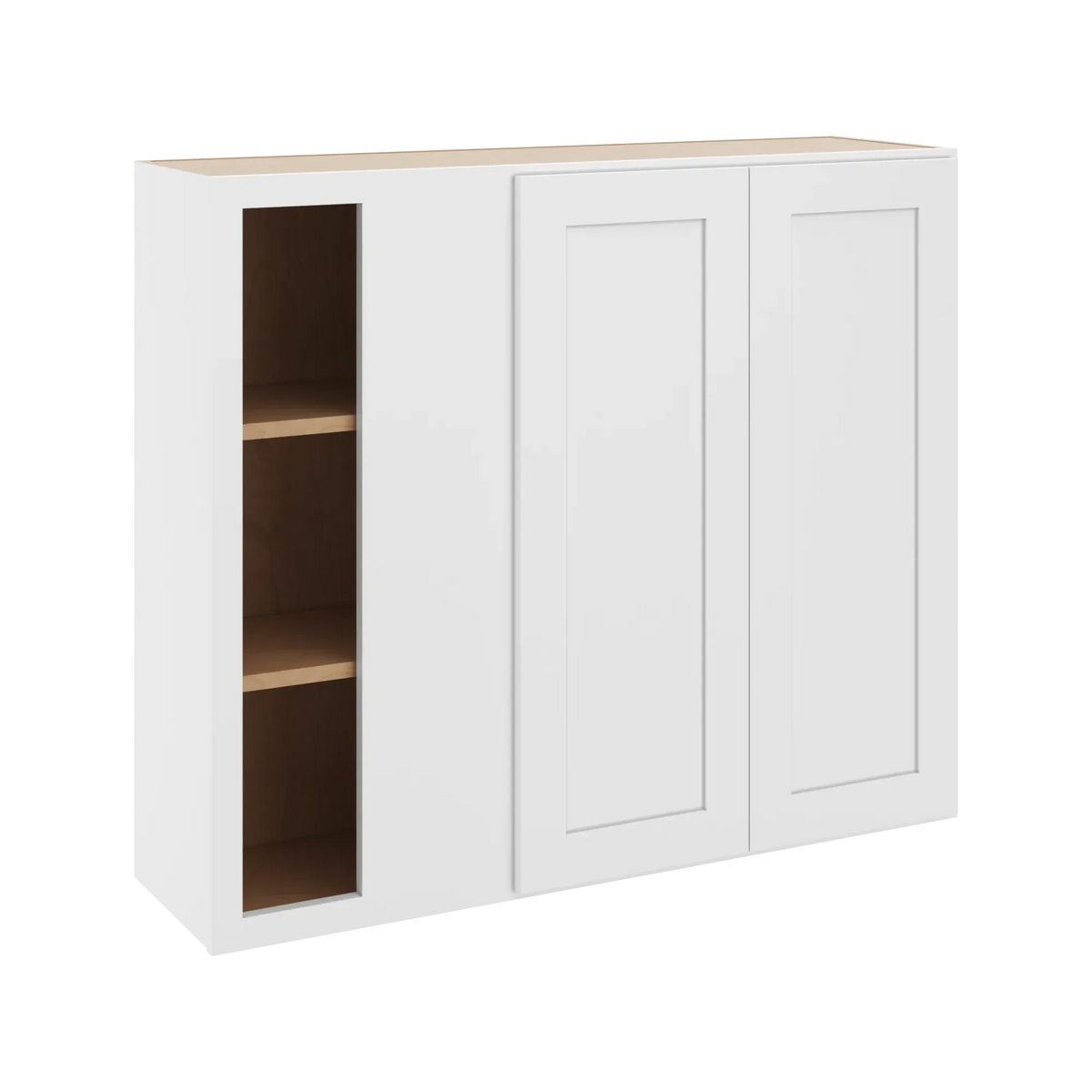 cnc luxor white 42 to 45 w x 36 h blind wall cabinet