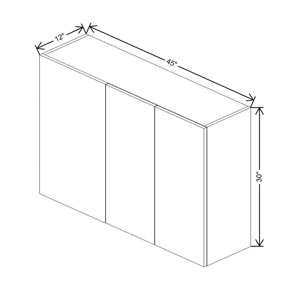 CNC Luxor Harvest 45 To 48" W X 30" H Blind Wall Cabinet