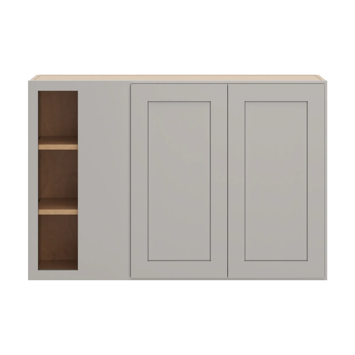 cnc luxor 5 piece misty grey 45 to 48 w x 30 h blind wall cabinet