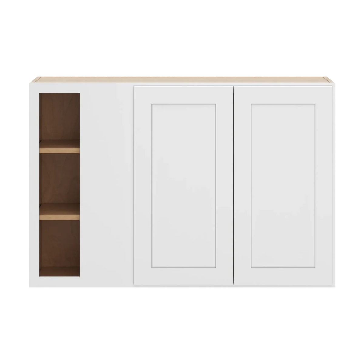 cnc luxor white 45 to 48 w x 30 h blind wall cabinet