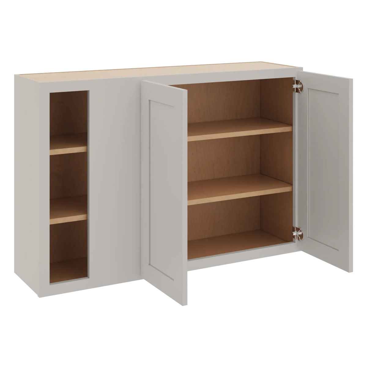 cnc luxor 5 piece misty grey 45 to 48 w x 30 h blind wall cabinet