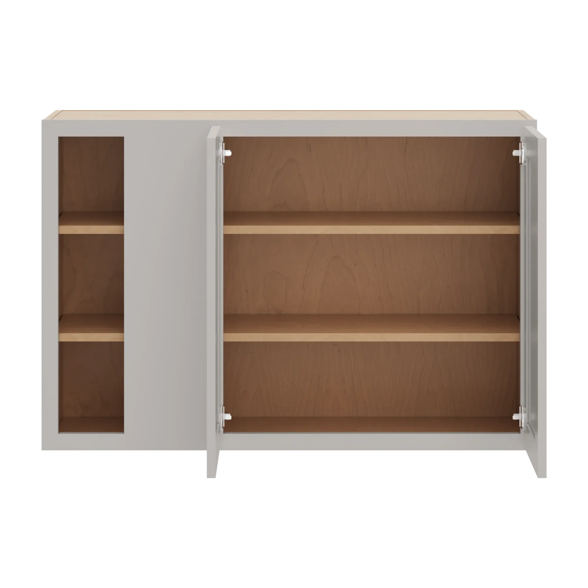cnc luxor 5 piece misty grey 45 to 48 w x 30 h blind wall cabinet