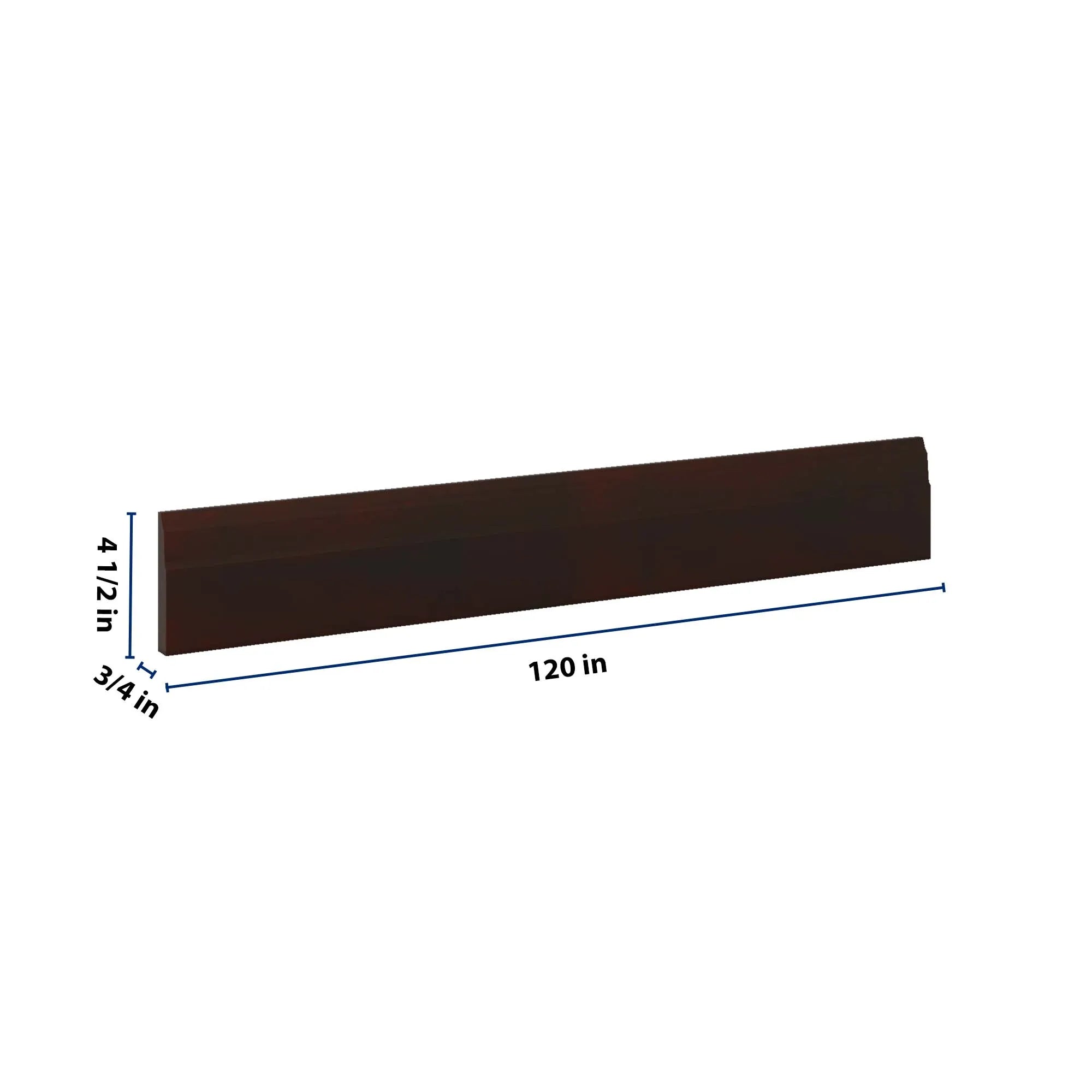 J&K Java Coffee S1 96" W Base Molding