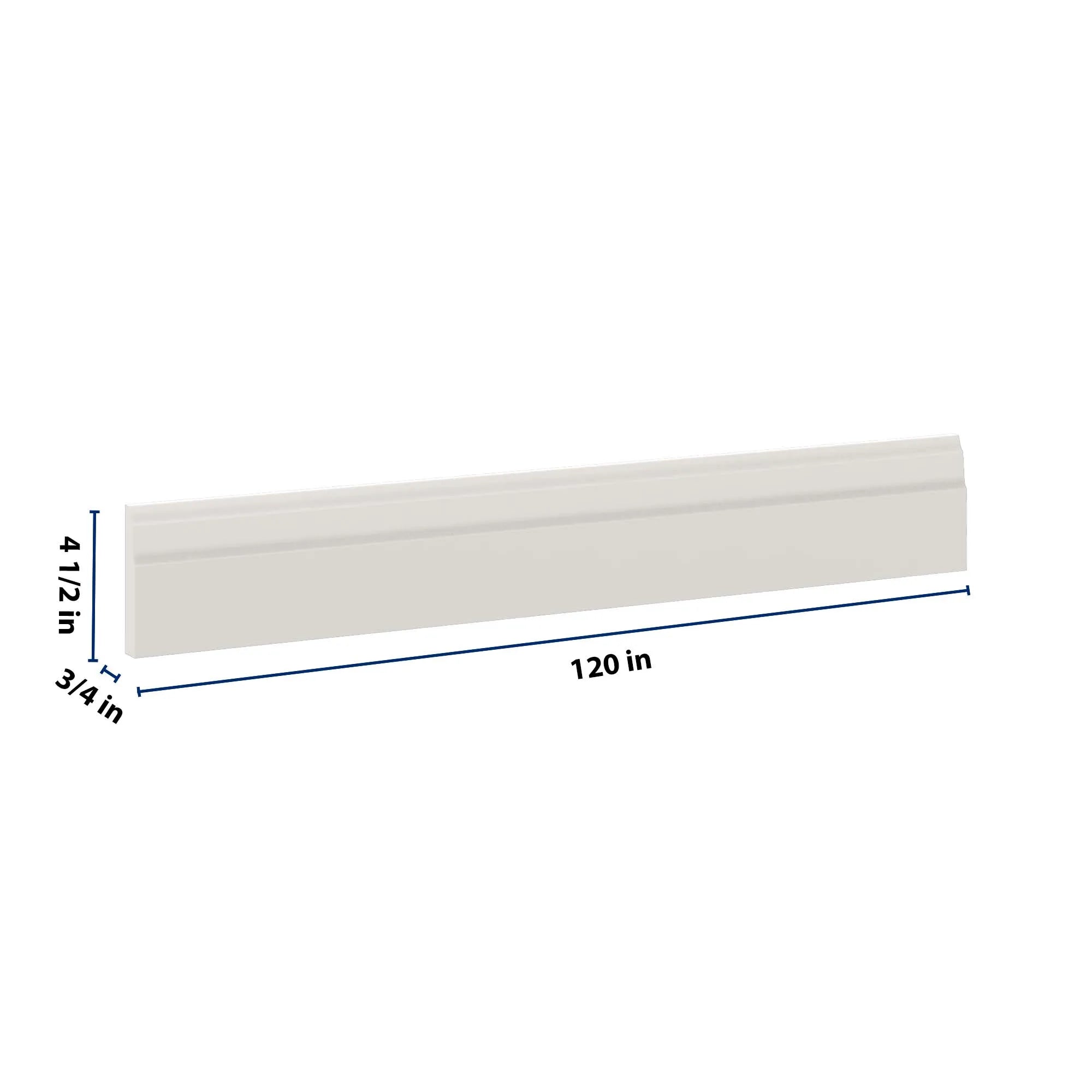 J&K Dove E1 96" W Base Molding