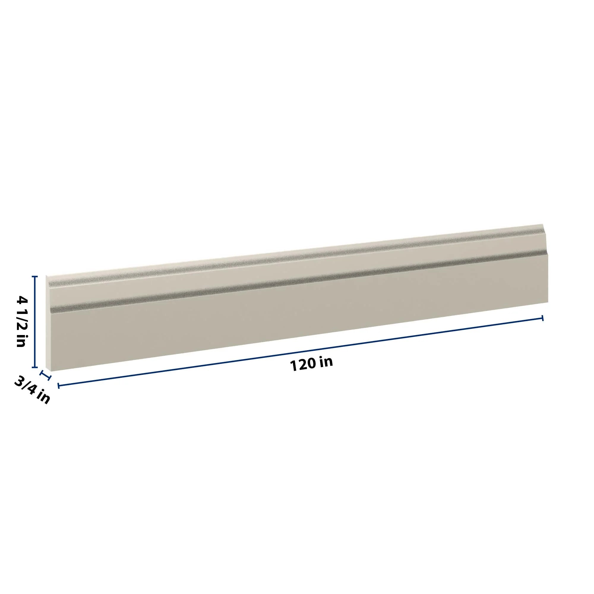 J&K Pebble B6 96" W Base Molding